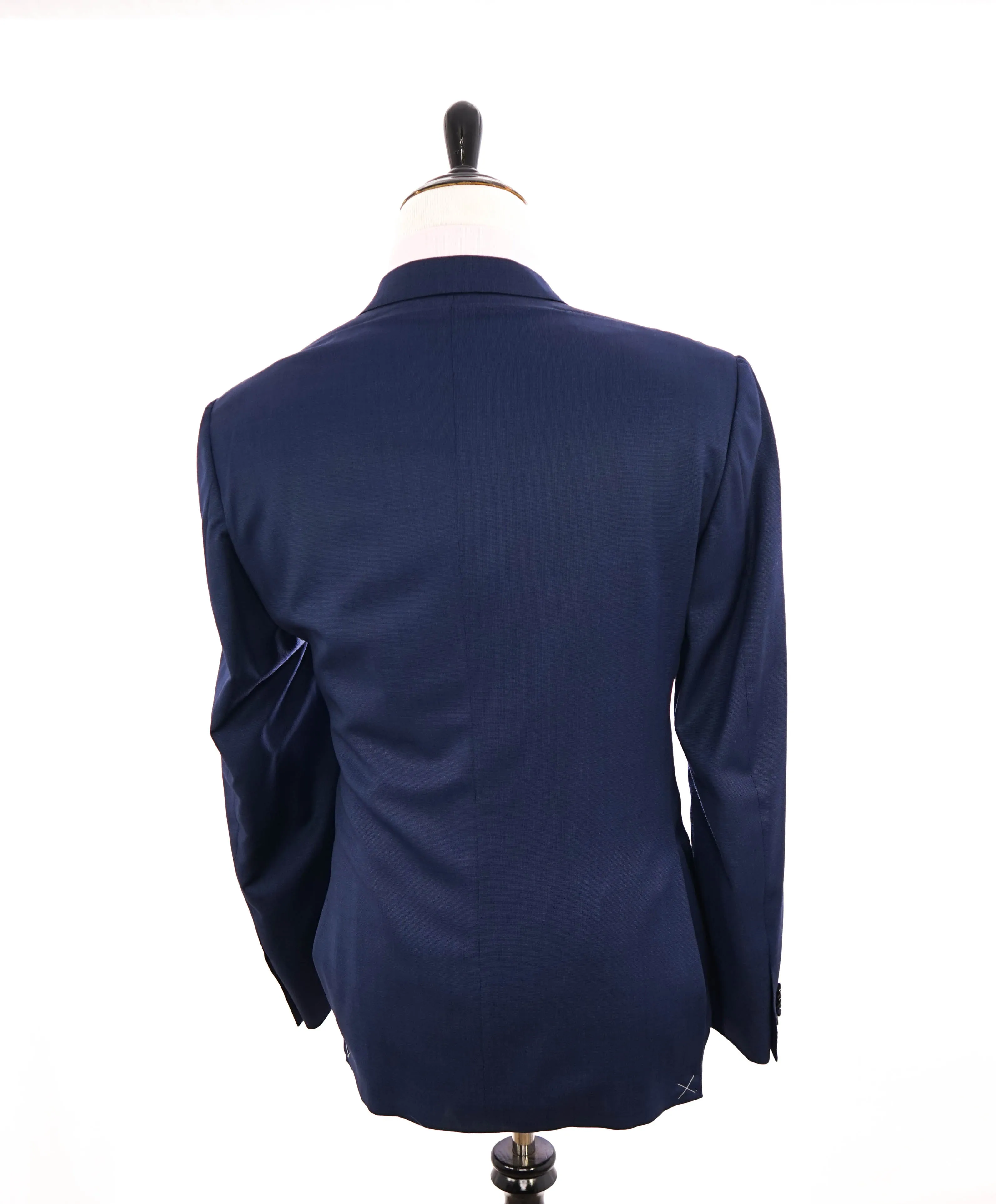 $1,595 CORNELIANI - *18,25 MICRONS* Blue Pindot Blazer - 44R