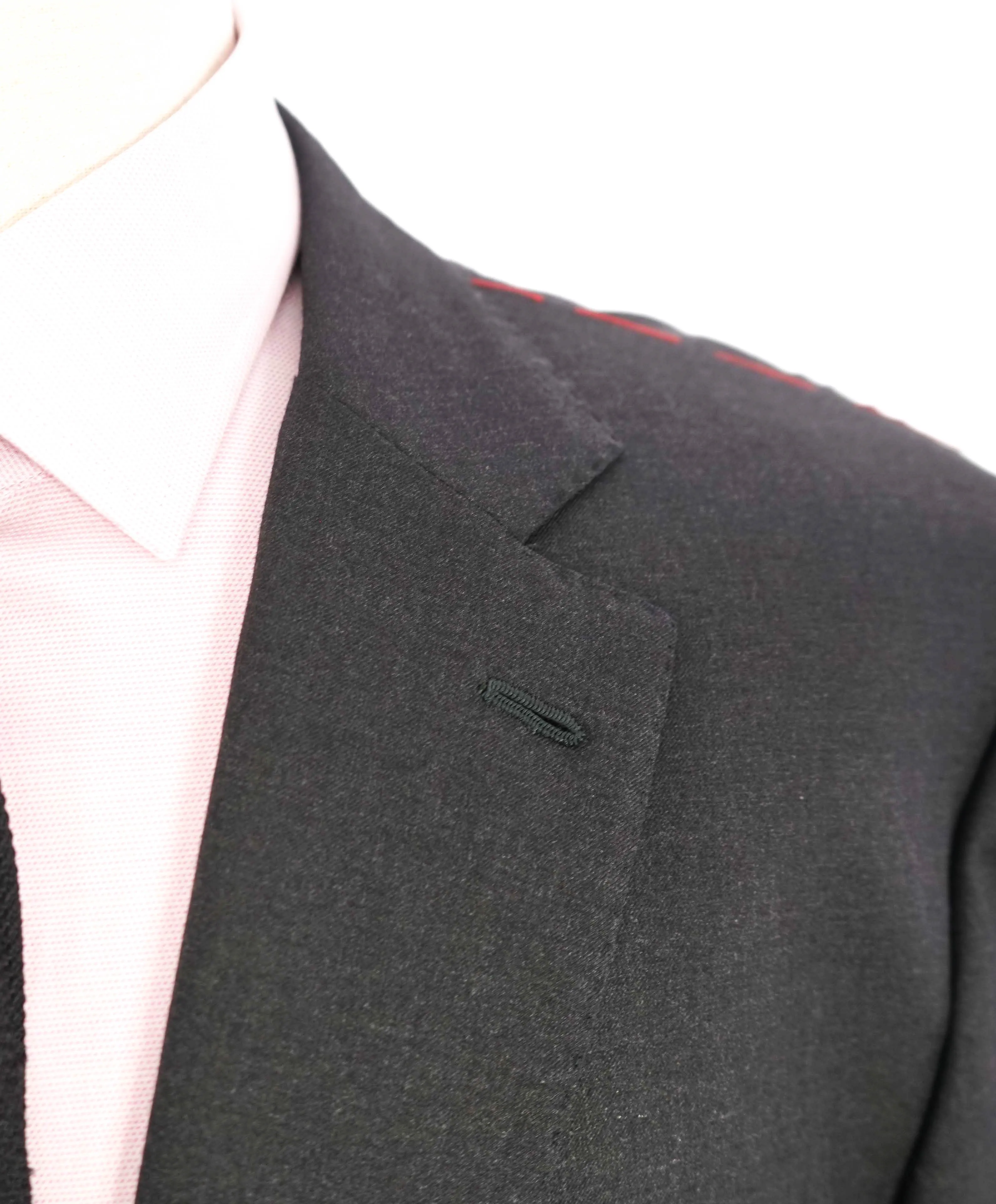 $2,995 ISAIA - "AQUASPIDER S" Super 160's Charcoal Gray Blazer - 48L