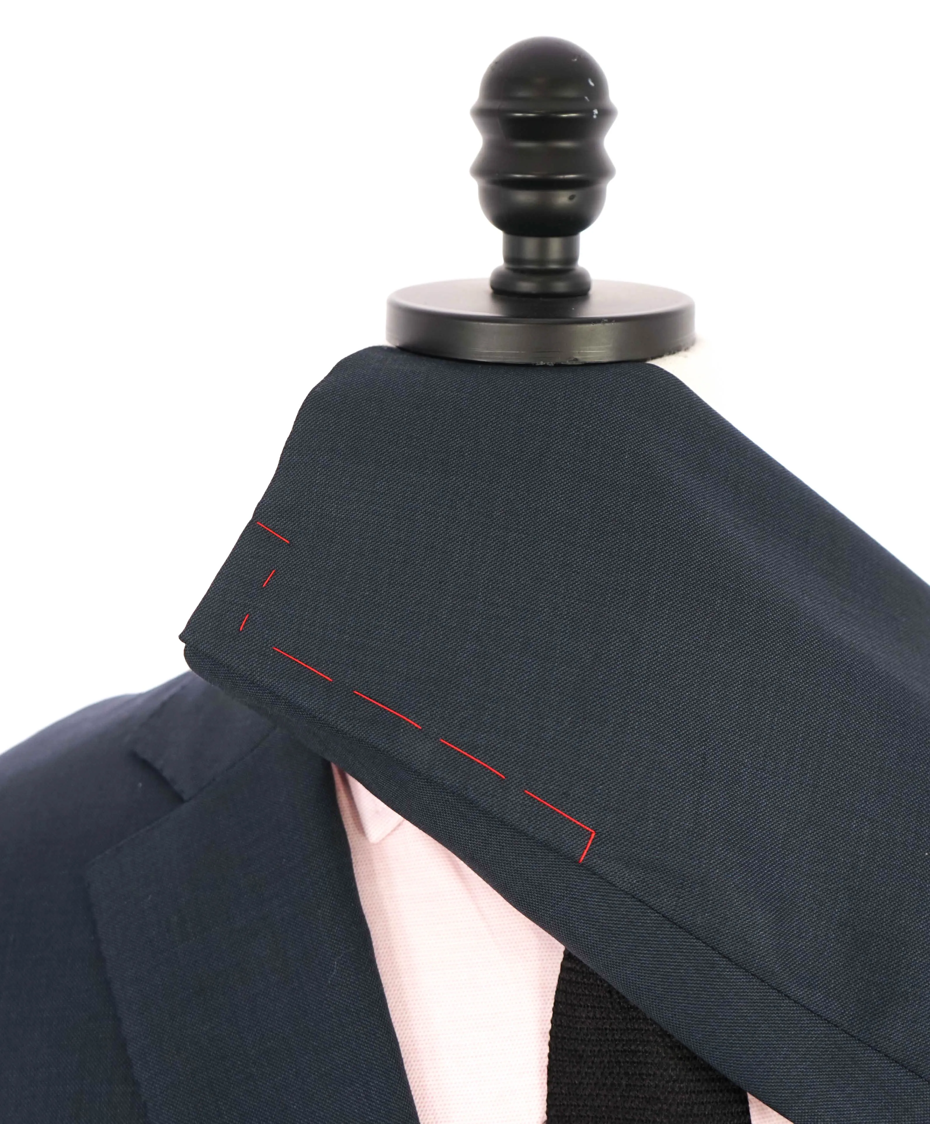 $2,995 ISAIA - Steel Blue Wool 2-Button Notch Lapel Blazer - 44R