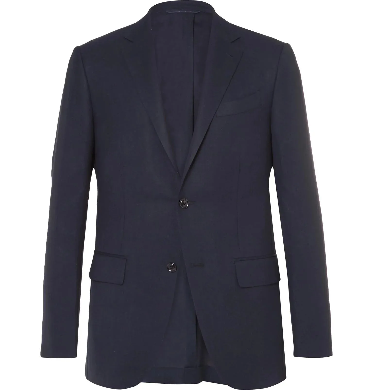 $3,290 ERMENEGILDO ZEGNA-“HIGH PERFORMANCE PACKAWAY” Navy Blazer- 40R