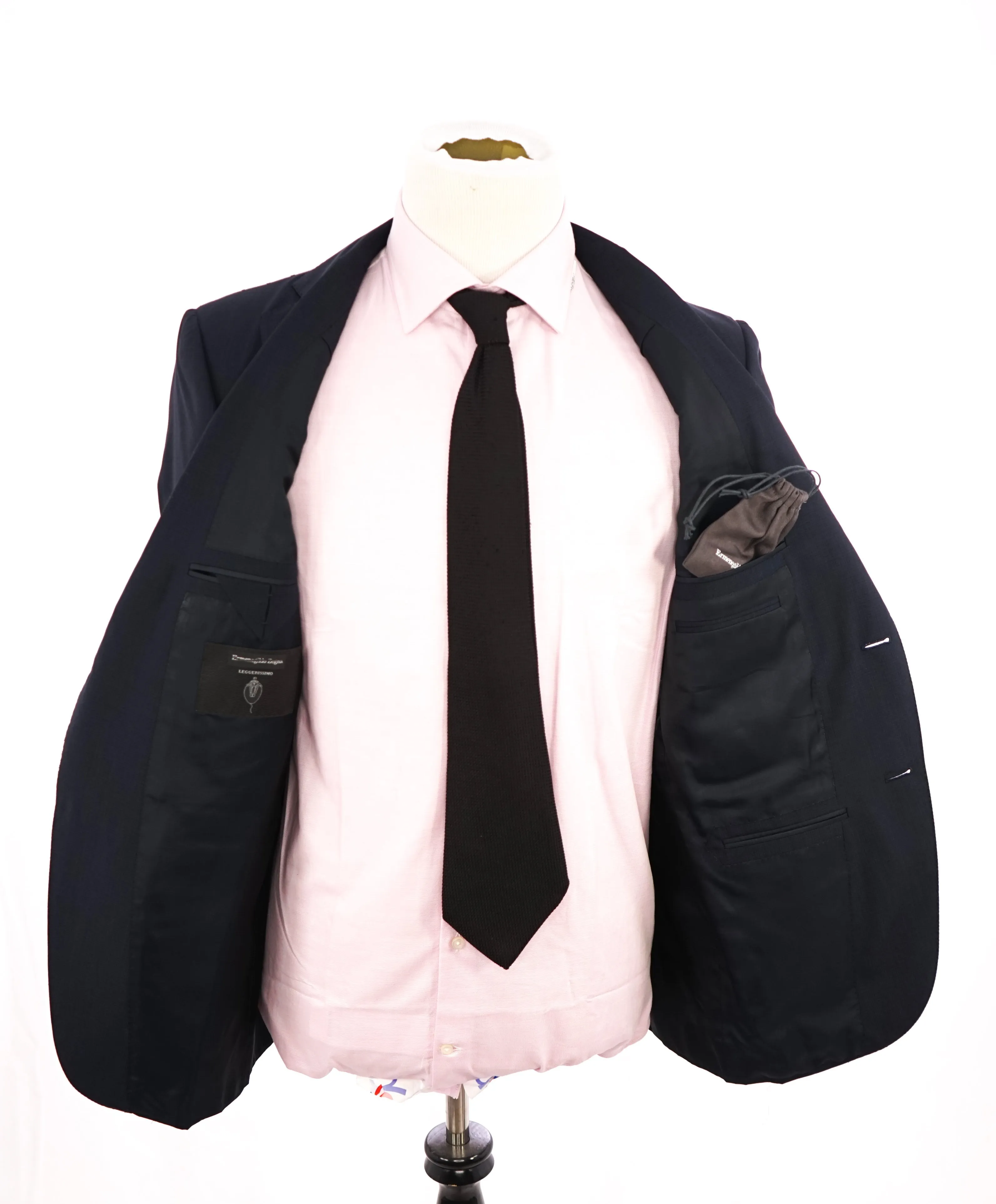 $3,290 ERMENEGILDO ZEGNA -“LEGGERISSIMO" Premium SILK Check Blazer - 40R