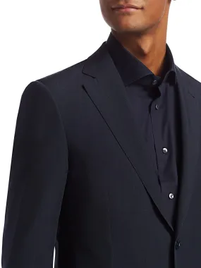 $3,290 ERMENEGILDO ZEGNA -“LEGGERISSIMO" Premium SILK Check Blazer - 40R