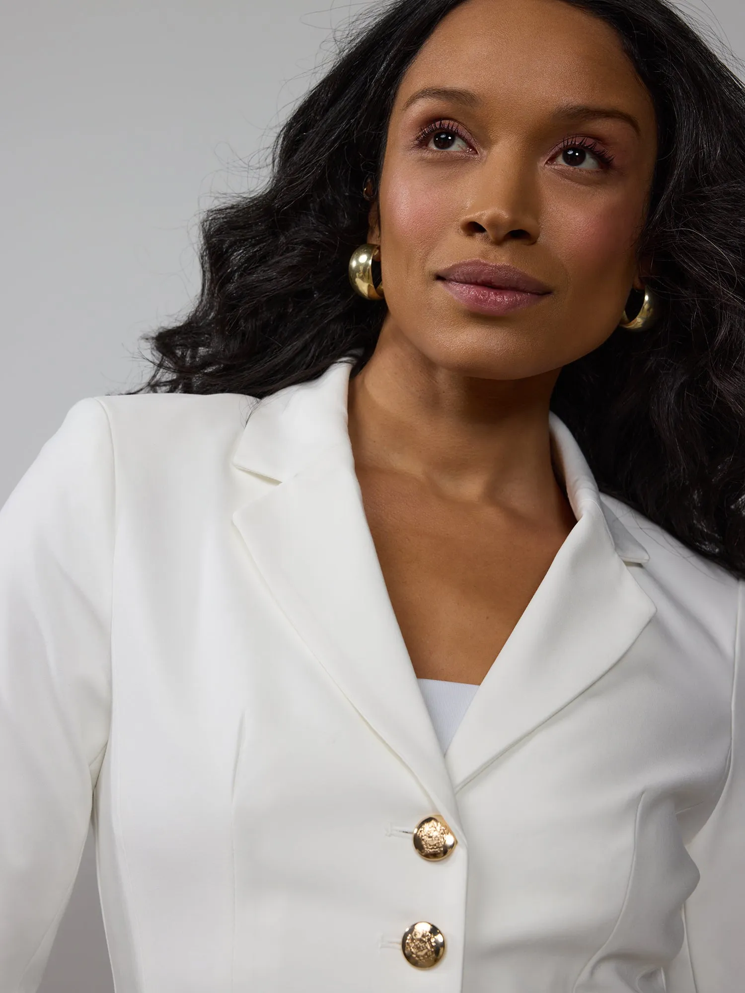 5 Button Notch Lapel Blazer
