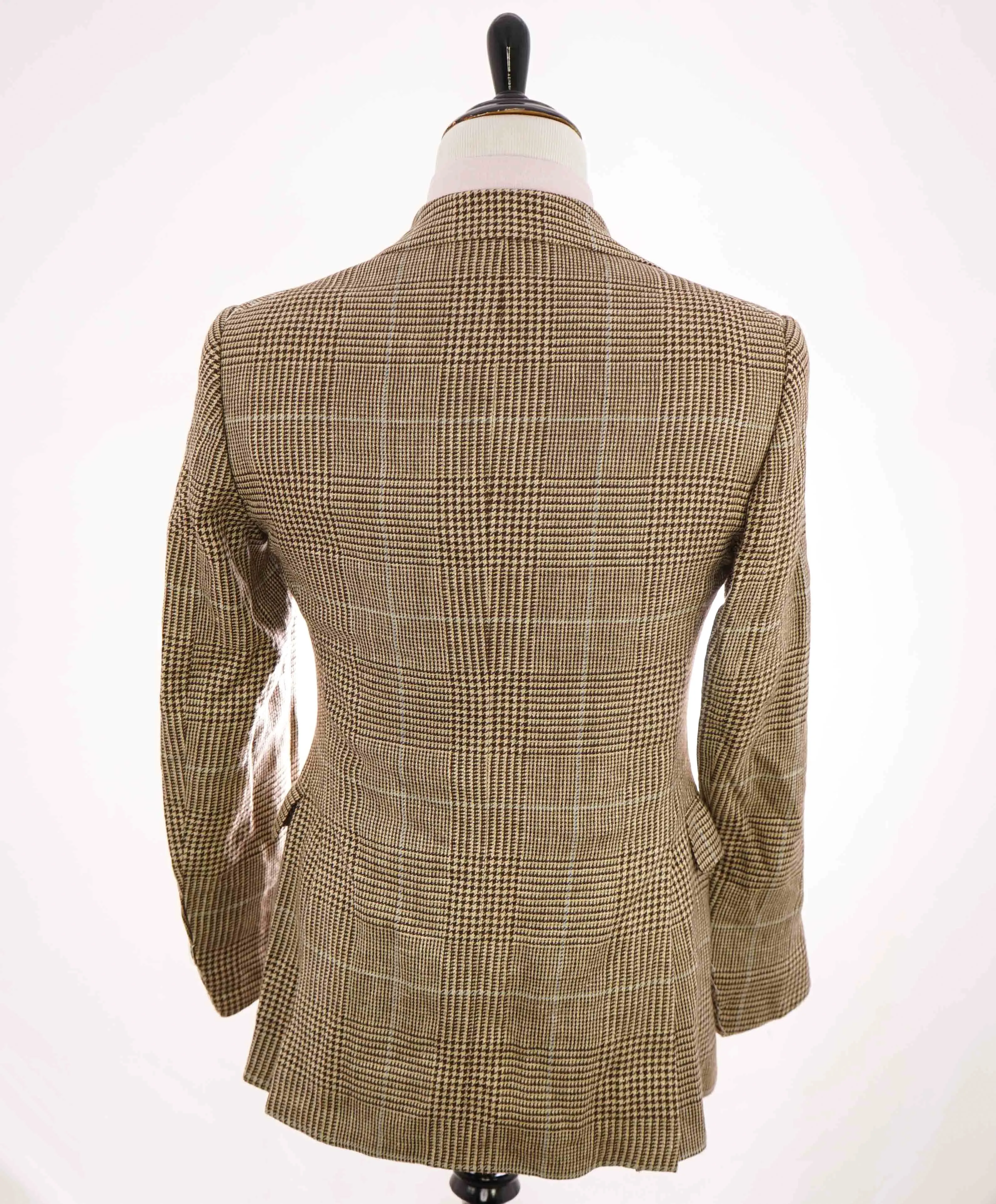 $5,495 BRIONI -"PARLAMENTO"  BROWN/BLUE Light Wool Blazer Italy - 36L NWD