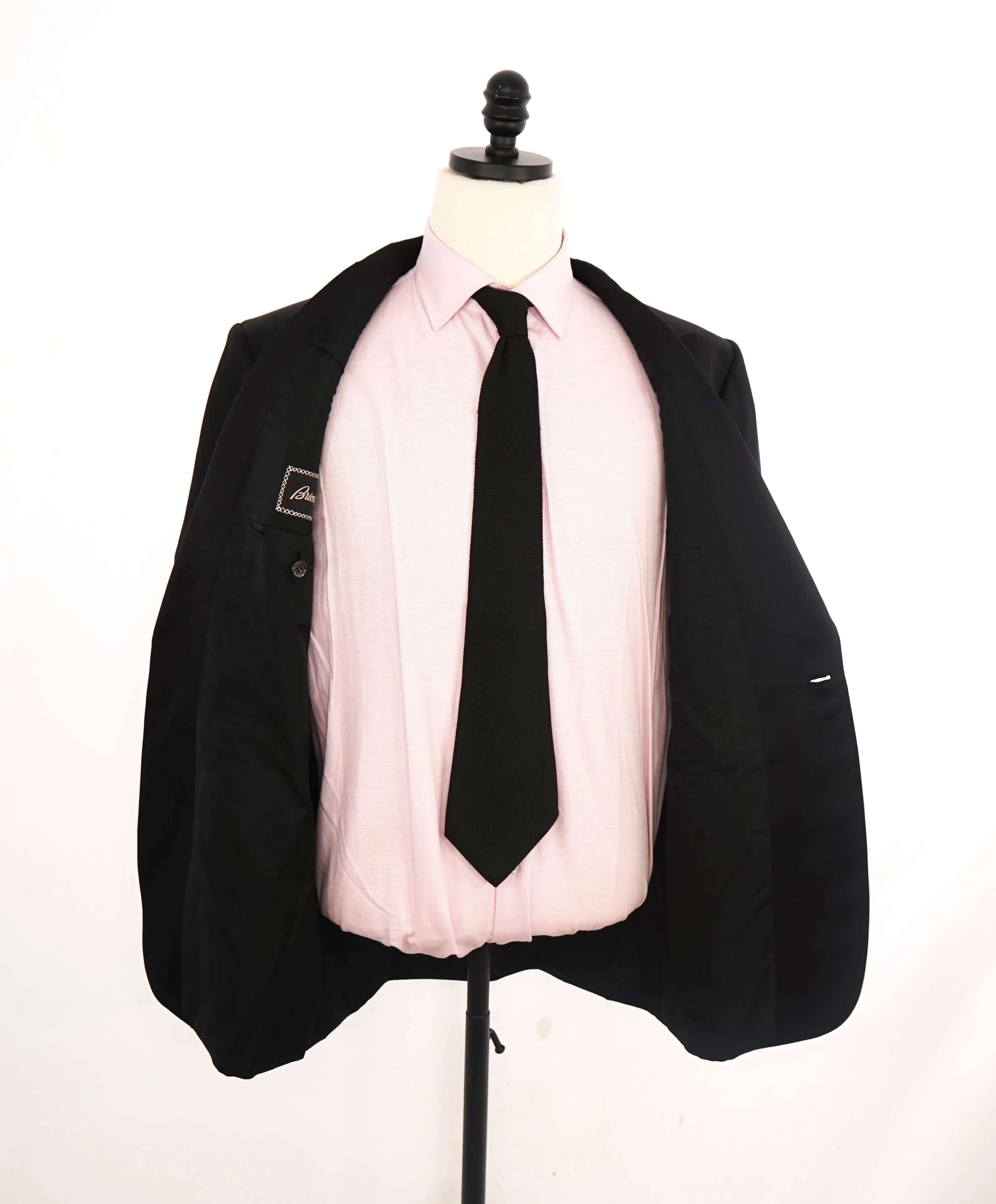 $5,995 BRIONI - *CELEB FAV* Hand Made In ITALY Black Peak Tuxedo Dinner JACKET - 42R