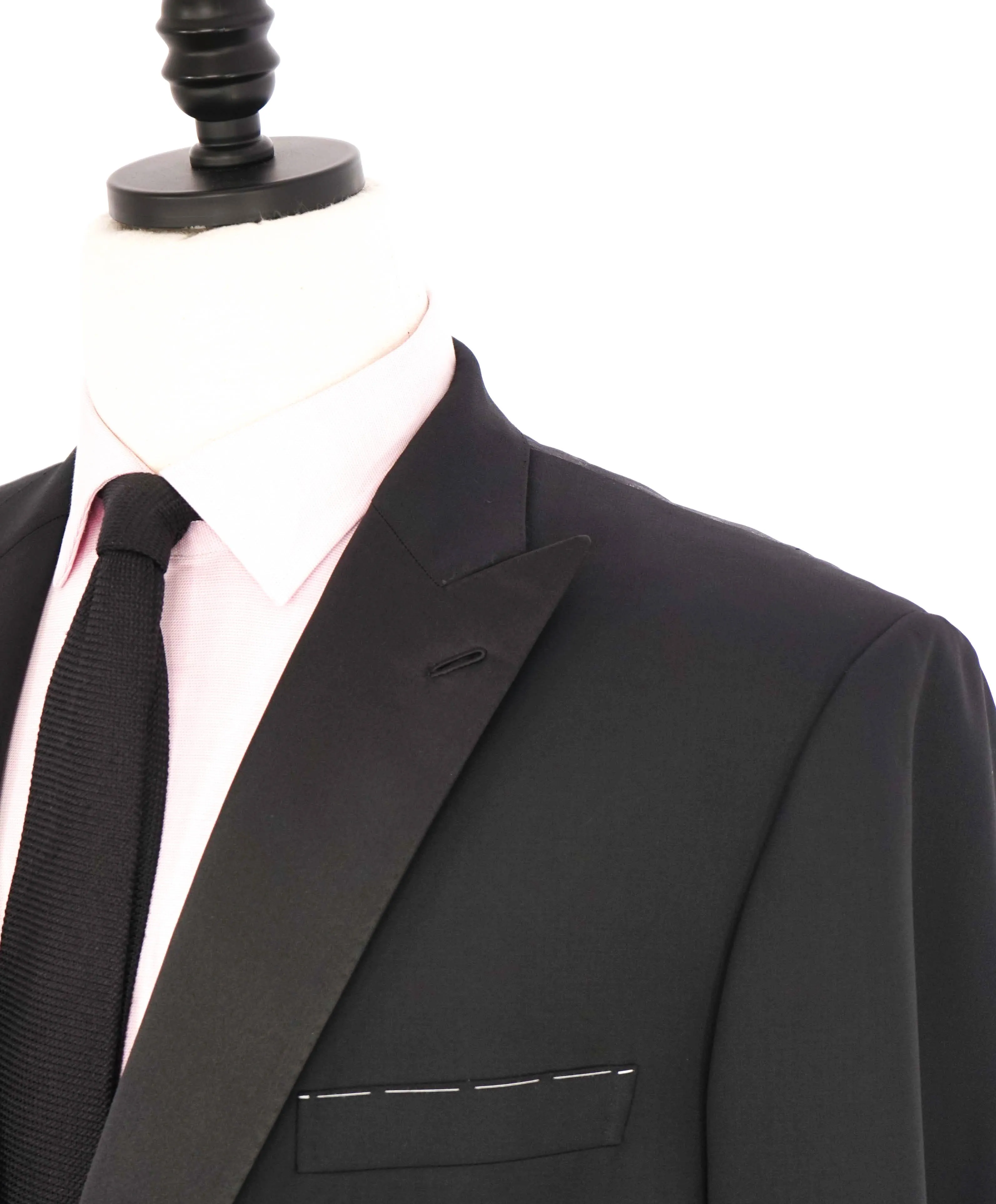 $5,995 BRIONI - *CELEB FAV* Hand Made In ITALY Black Peak Tuxedo Dinner JACKET - 48L