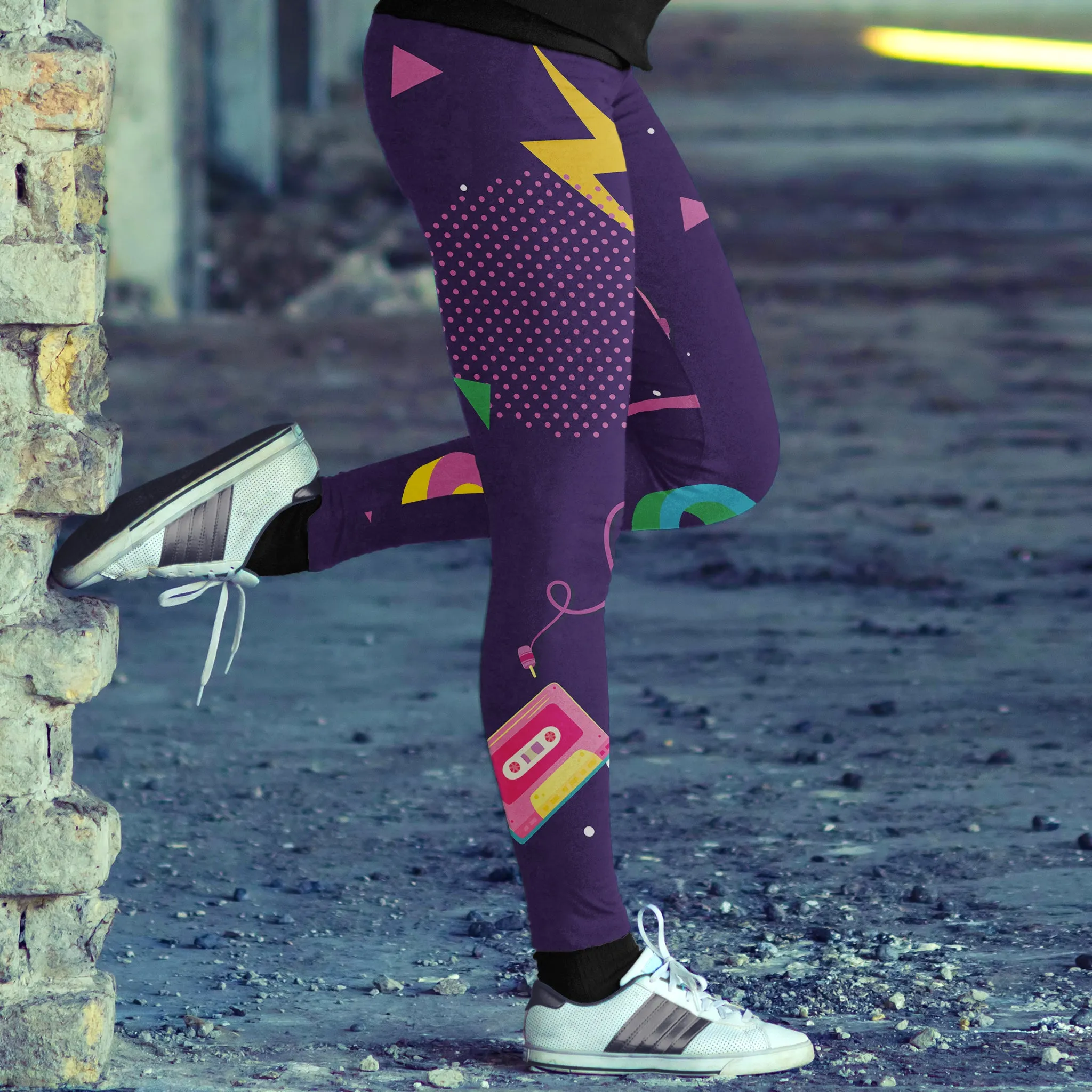 Abstract 80s Leggings
