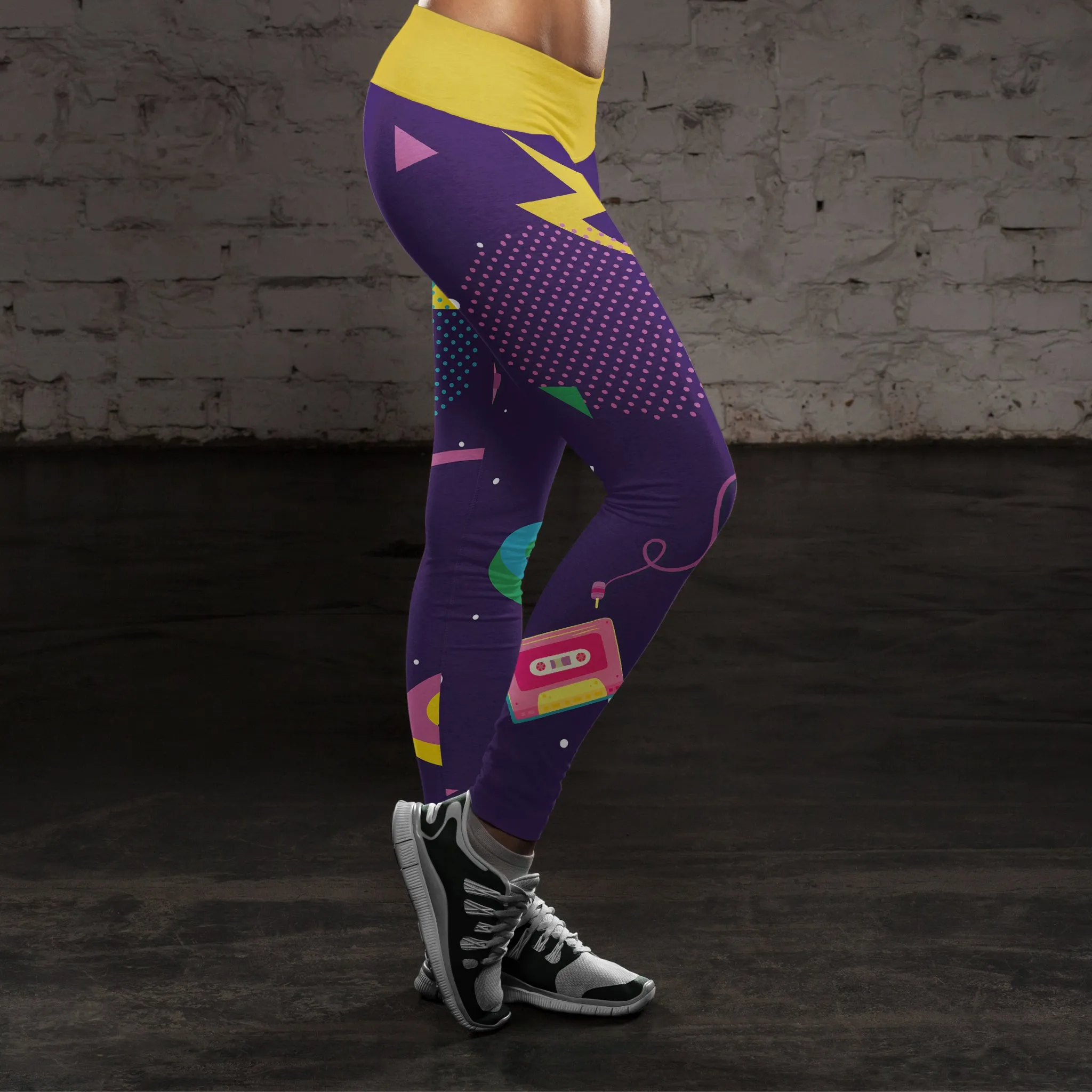 Abstract 80s Leggings