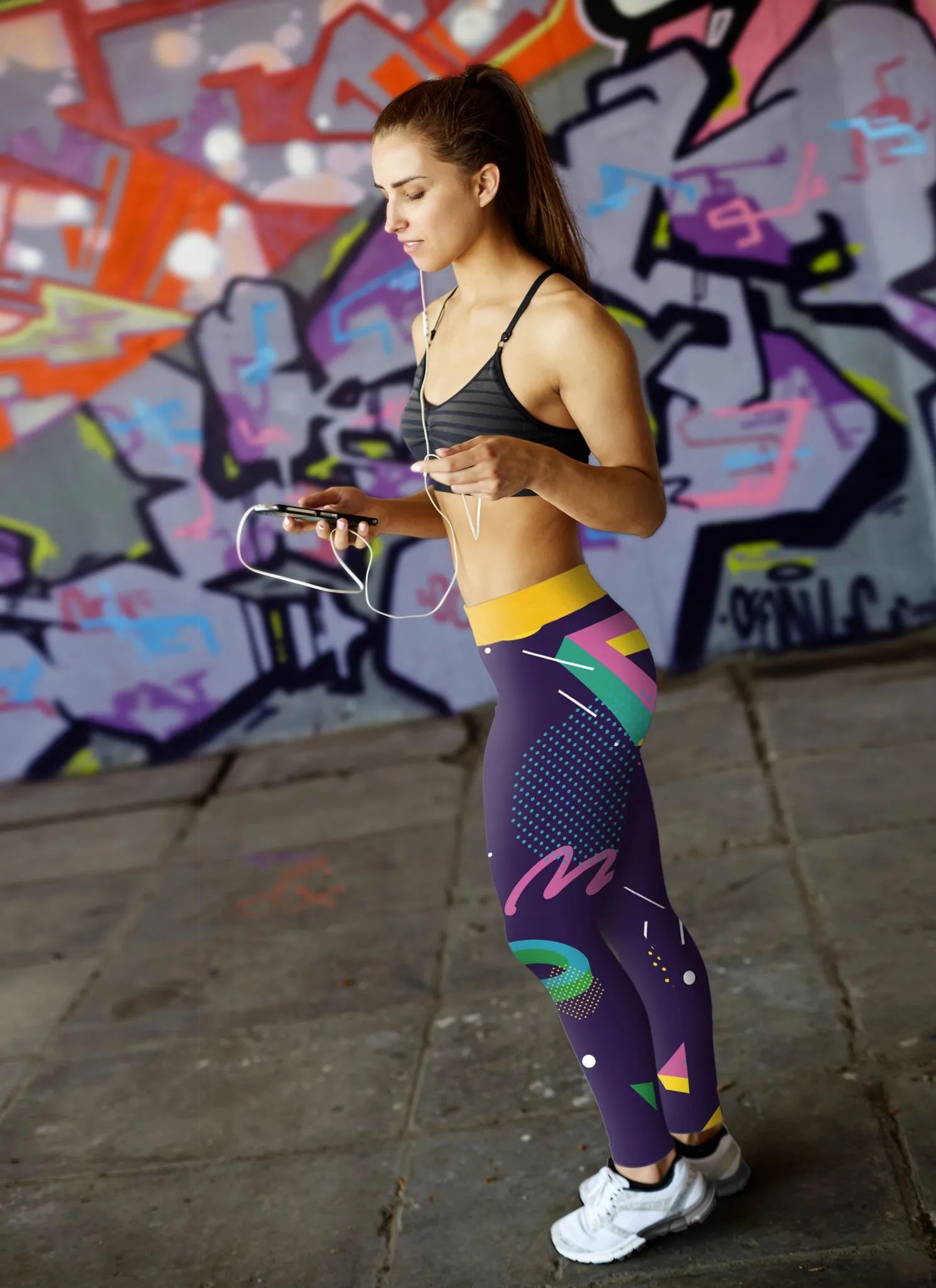 Abstract 80s Leggings