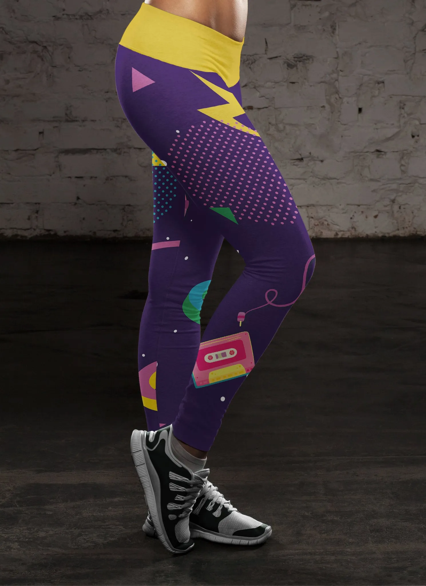 Abstract 80s Leggings
