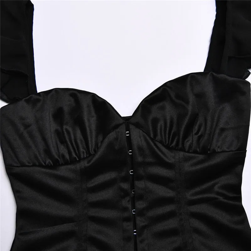 Angel Heart Black Mini Dress