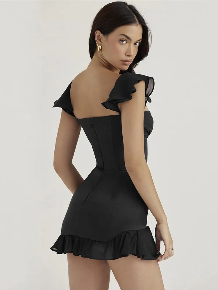 Angel Heart Black Mini Dress