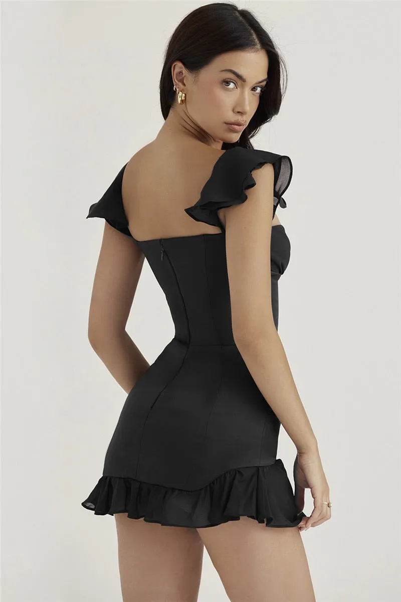 Angel Heart Black Mini Dress