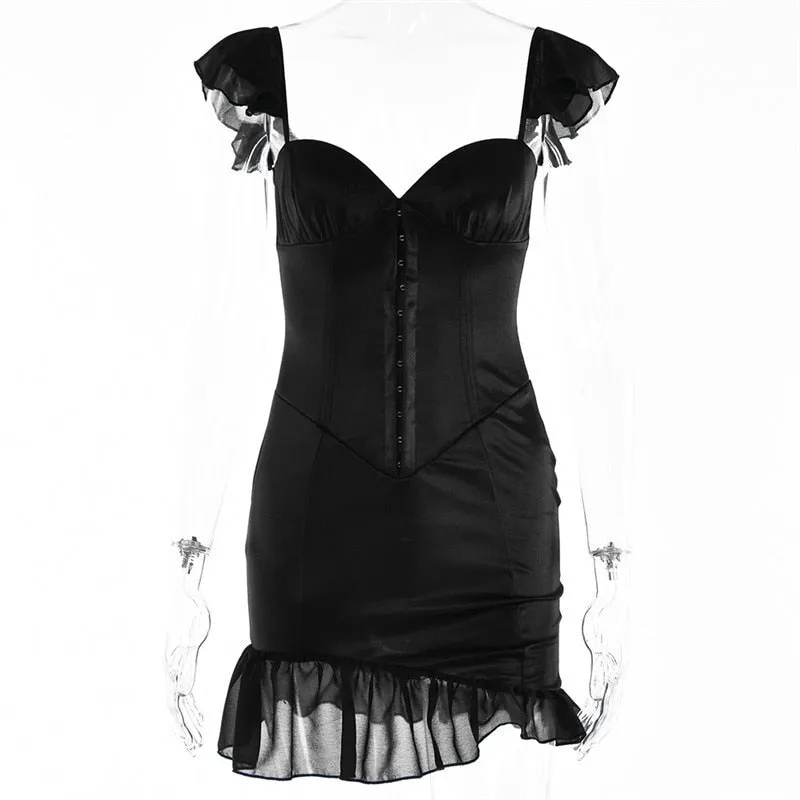 Angel Heart Black Mini Dress