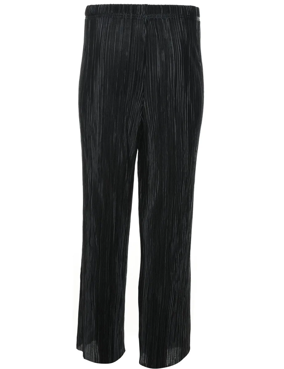 Black Culotte Style Trousers - W28 L29