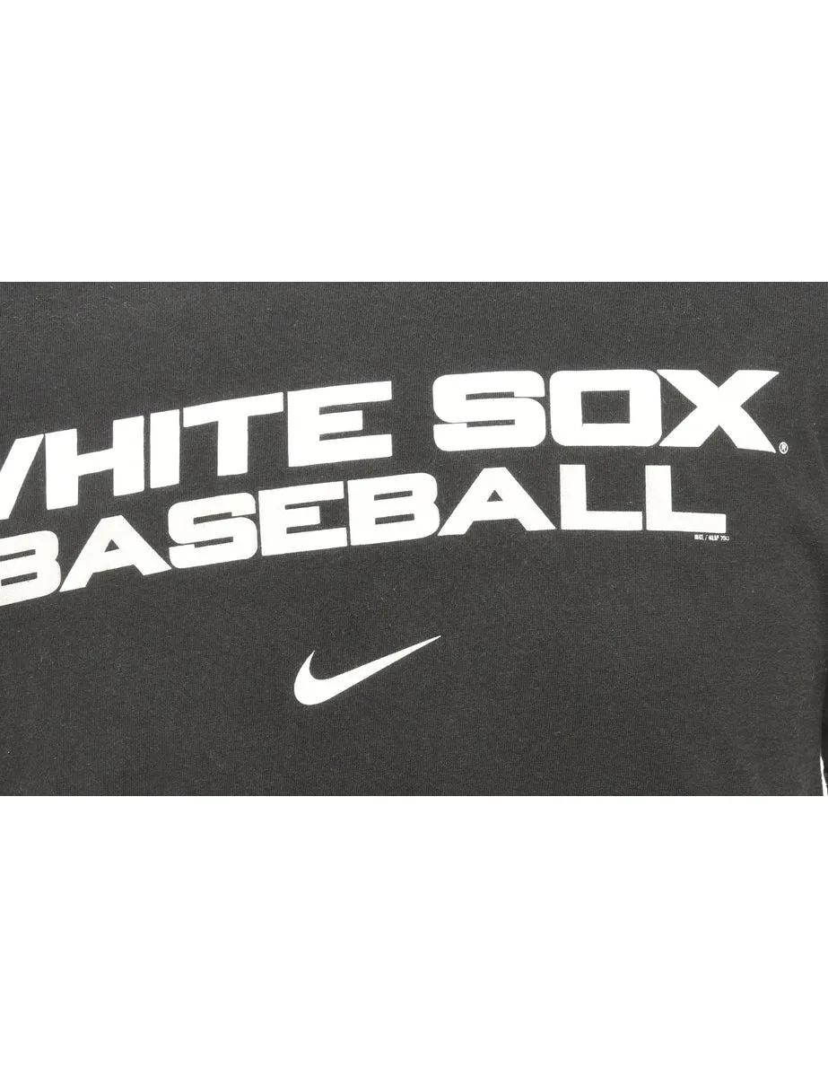 Black Nike Printed T-shirt - S