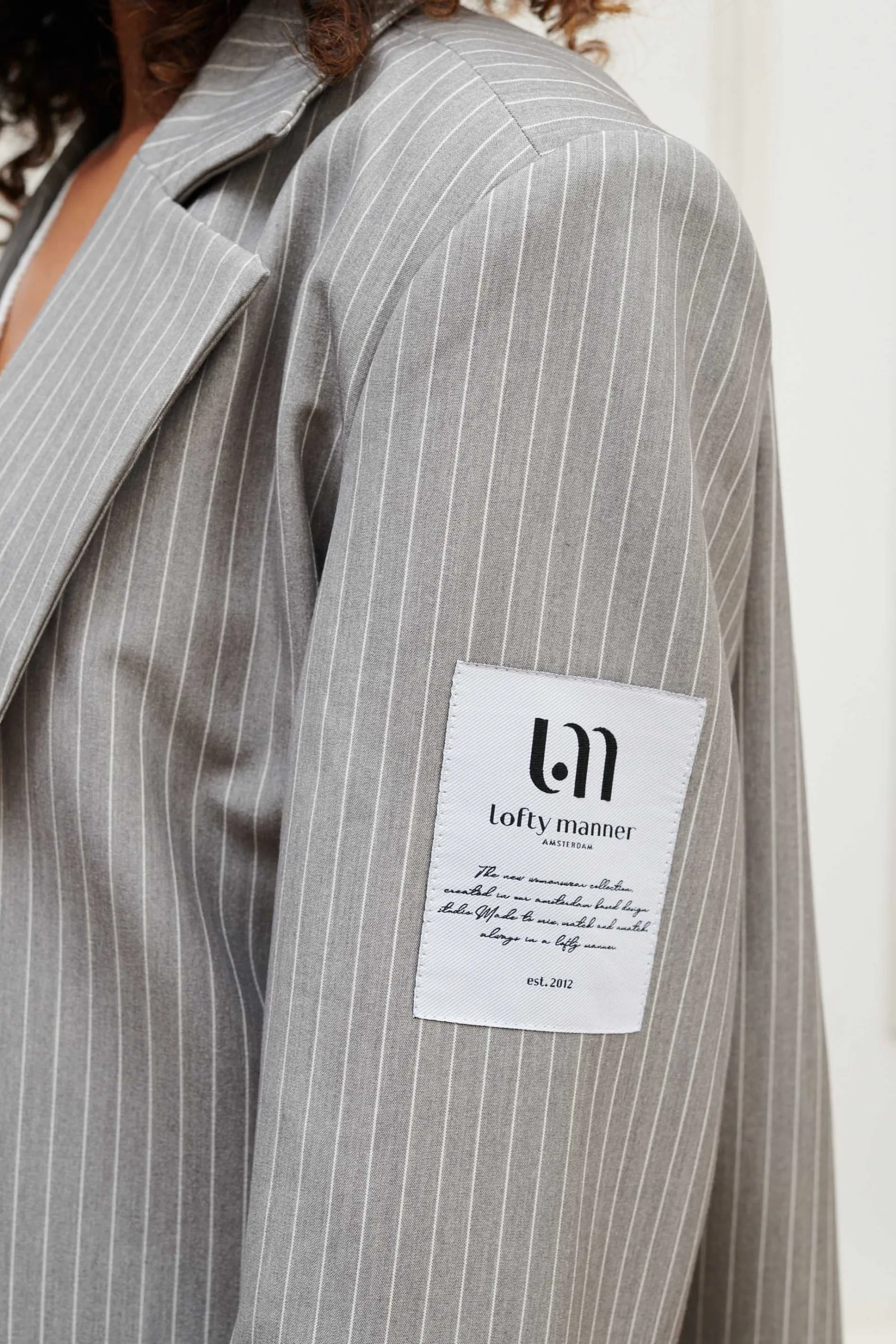 Blazer Liset | Grey white