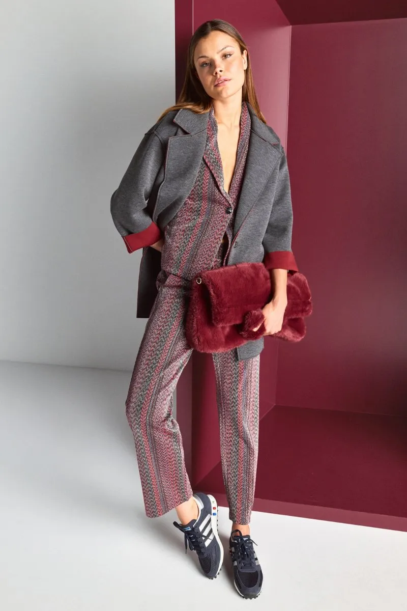 Blazer mit Glitzereffekt