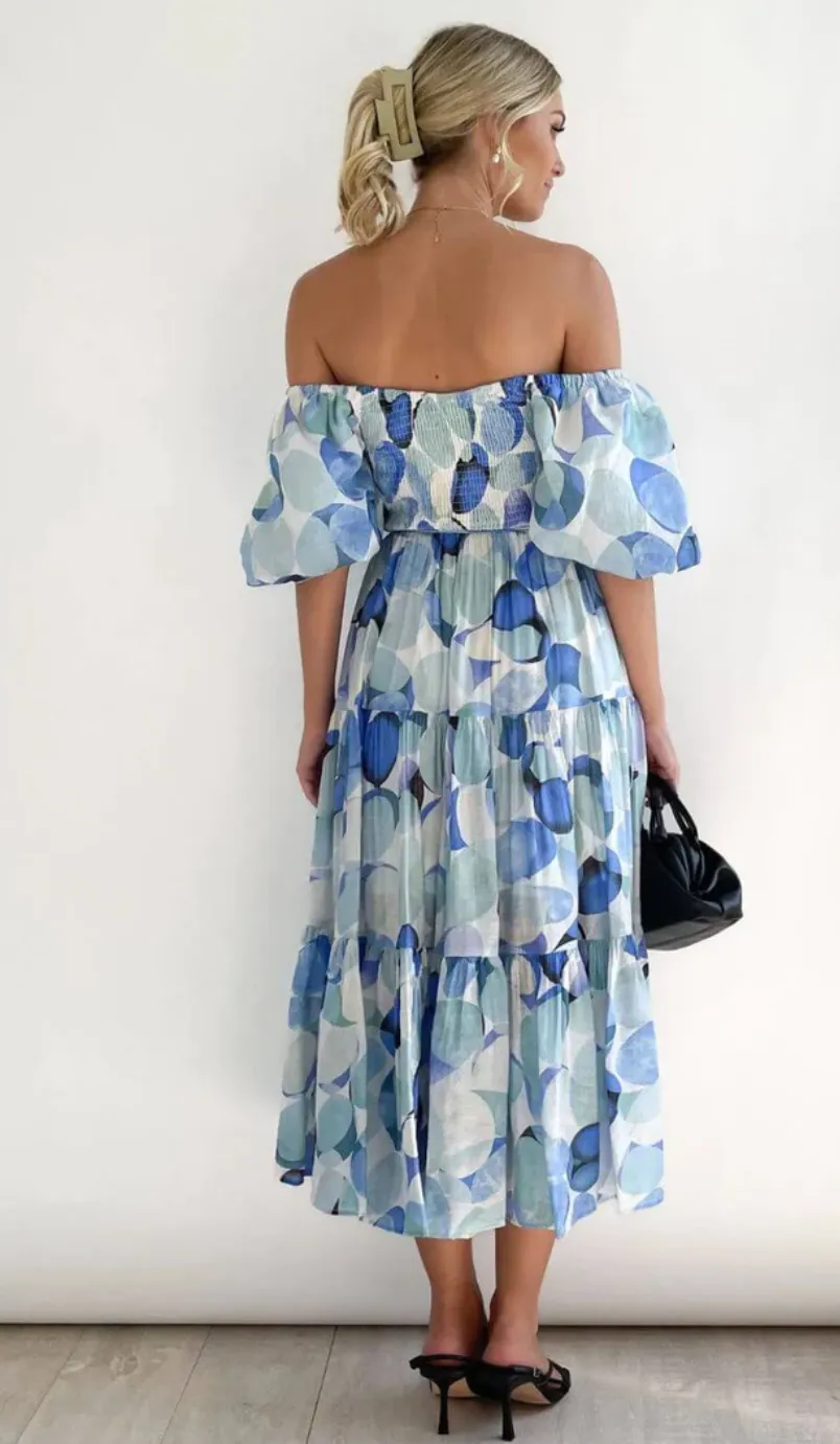 Bubbly Dress: Blue
