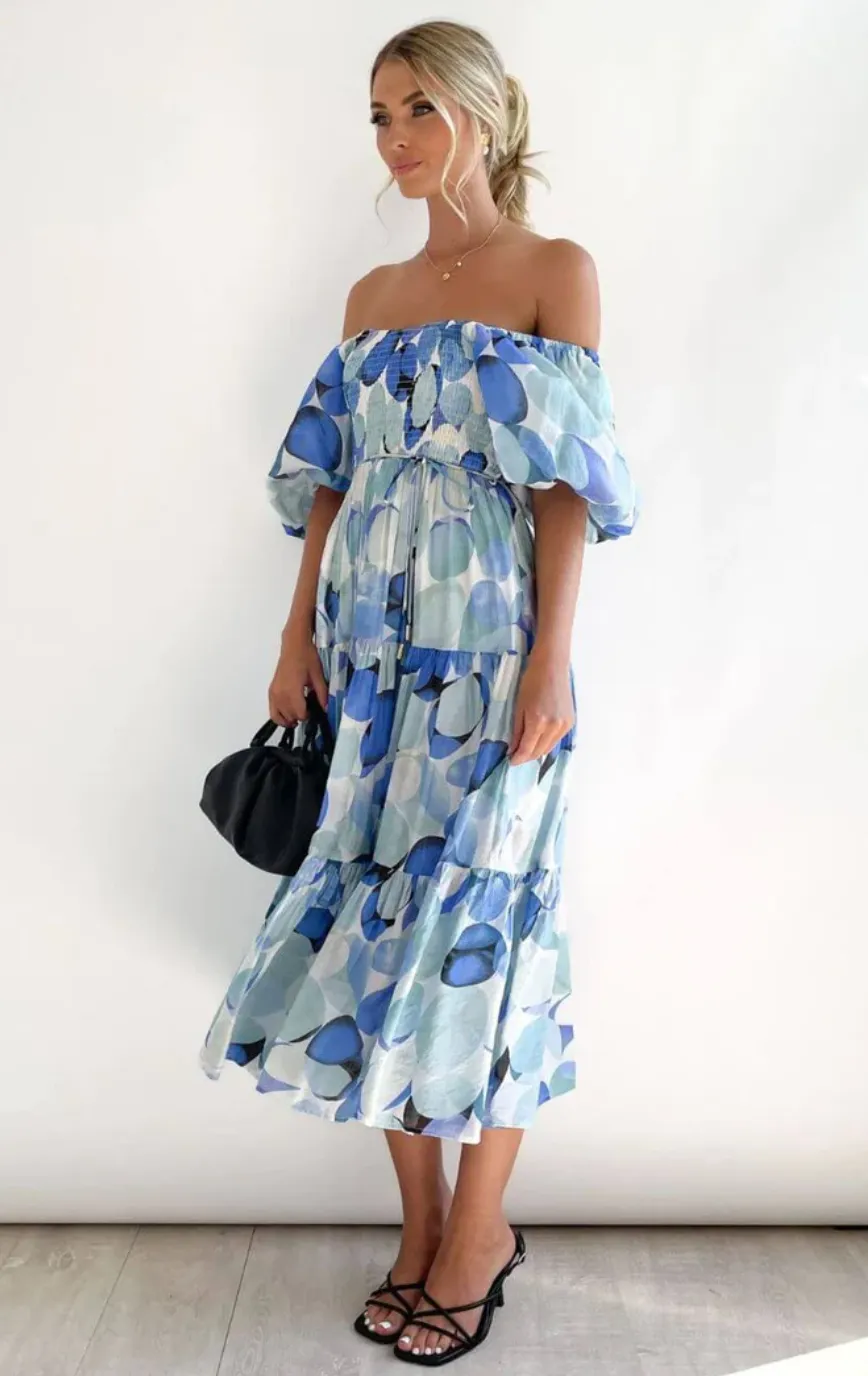 Bubbly Dress: Blue