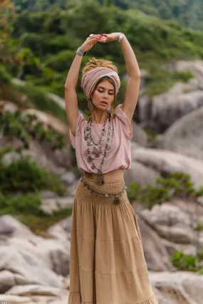 Cap Crop Top Sina Desert Rose