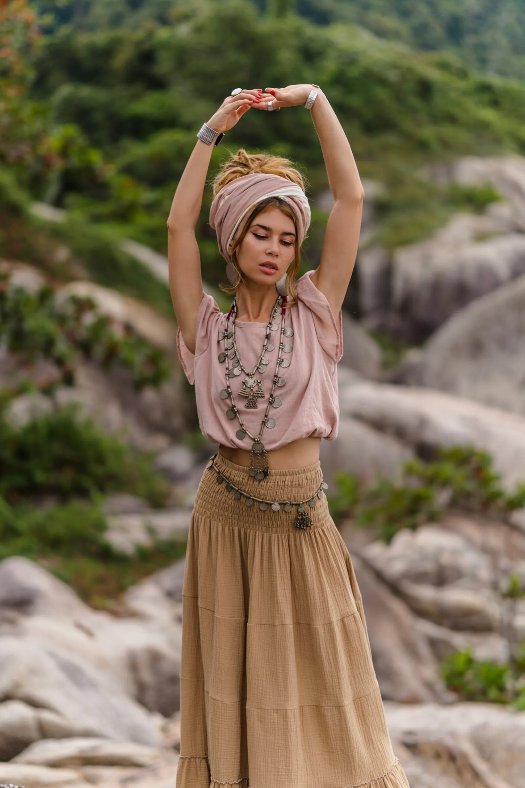 Cap Crop Top Sina Desert Rose