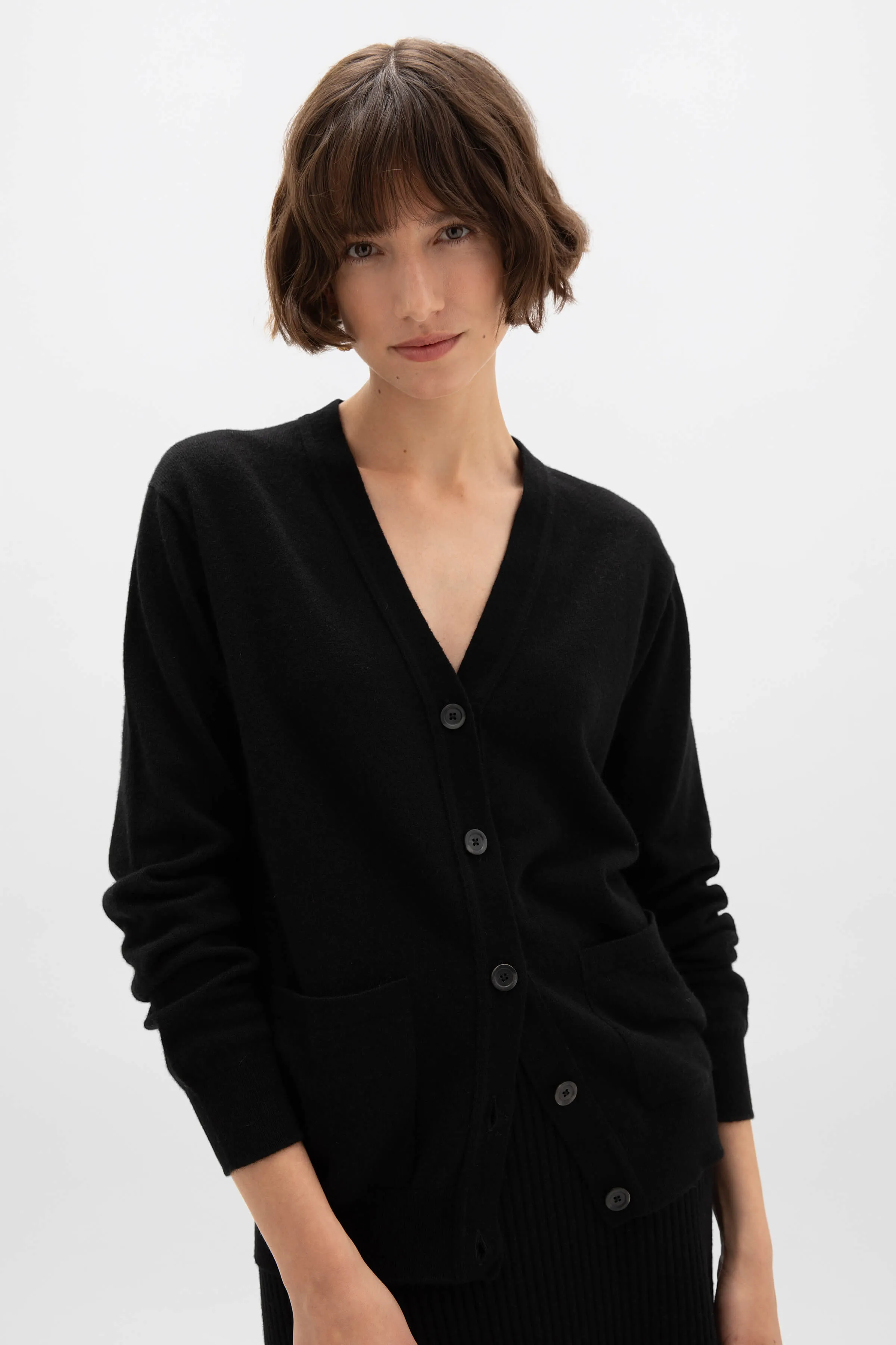 Cashmere Boyfriend Cardigan