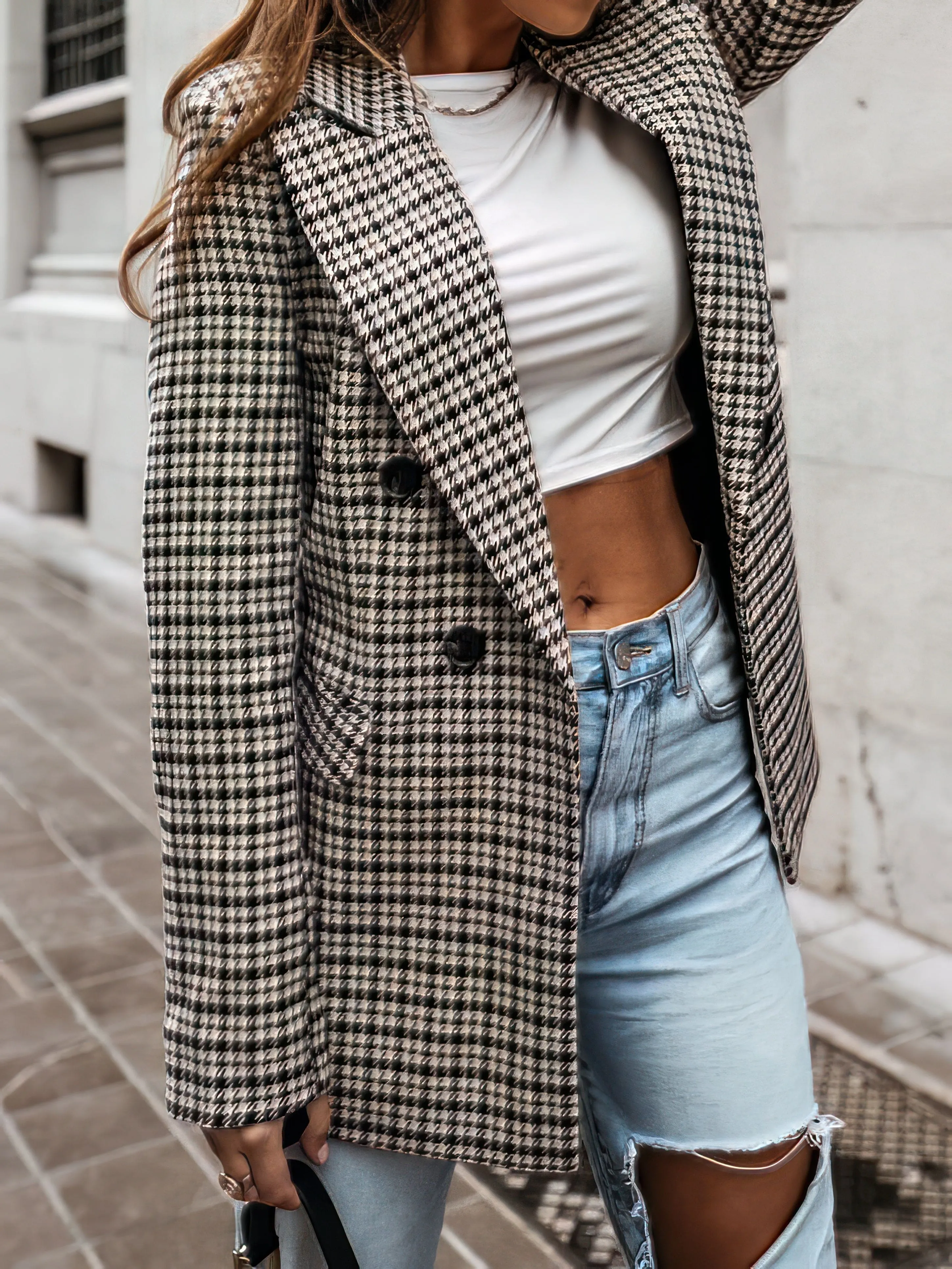 Casual Glen Plaid Blazer