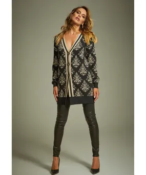 CECILIA BENETTI LONG CARDIGAN IN MULTI