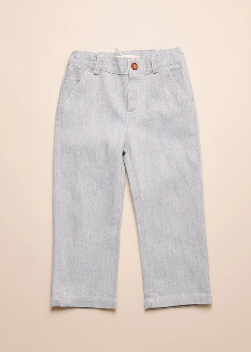 CHAMBRAY TROUSERS