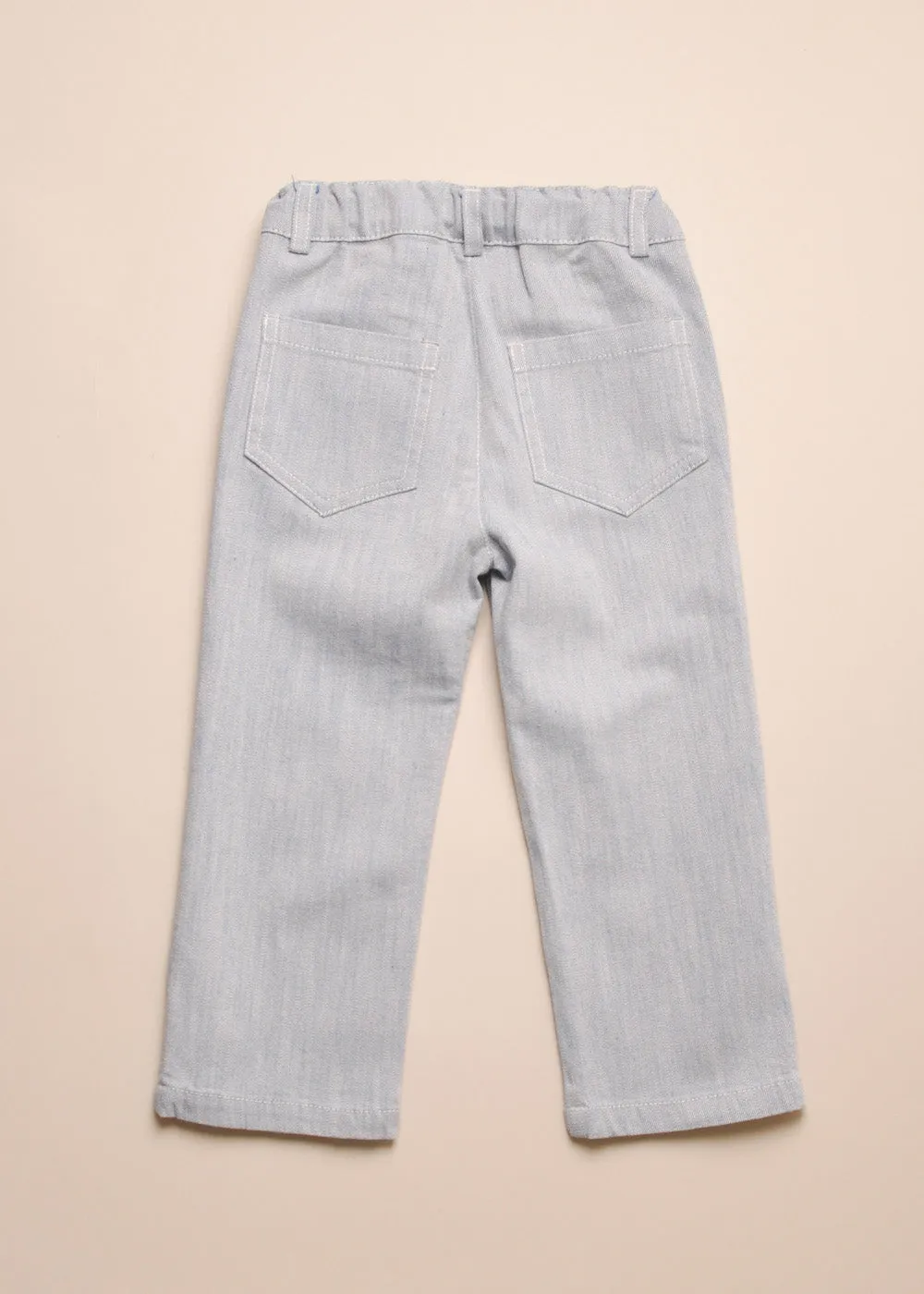 CHAMBRAY TROUSERS
