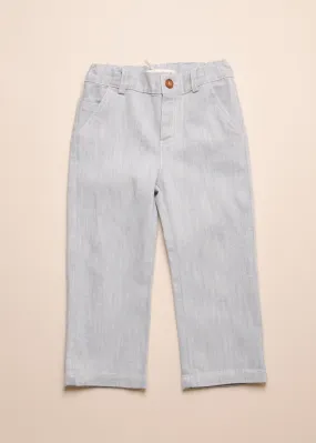 CHAMBRAY TROUSERS