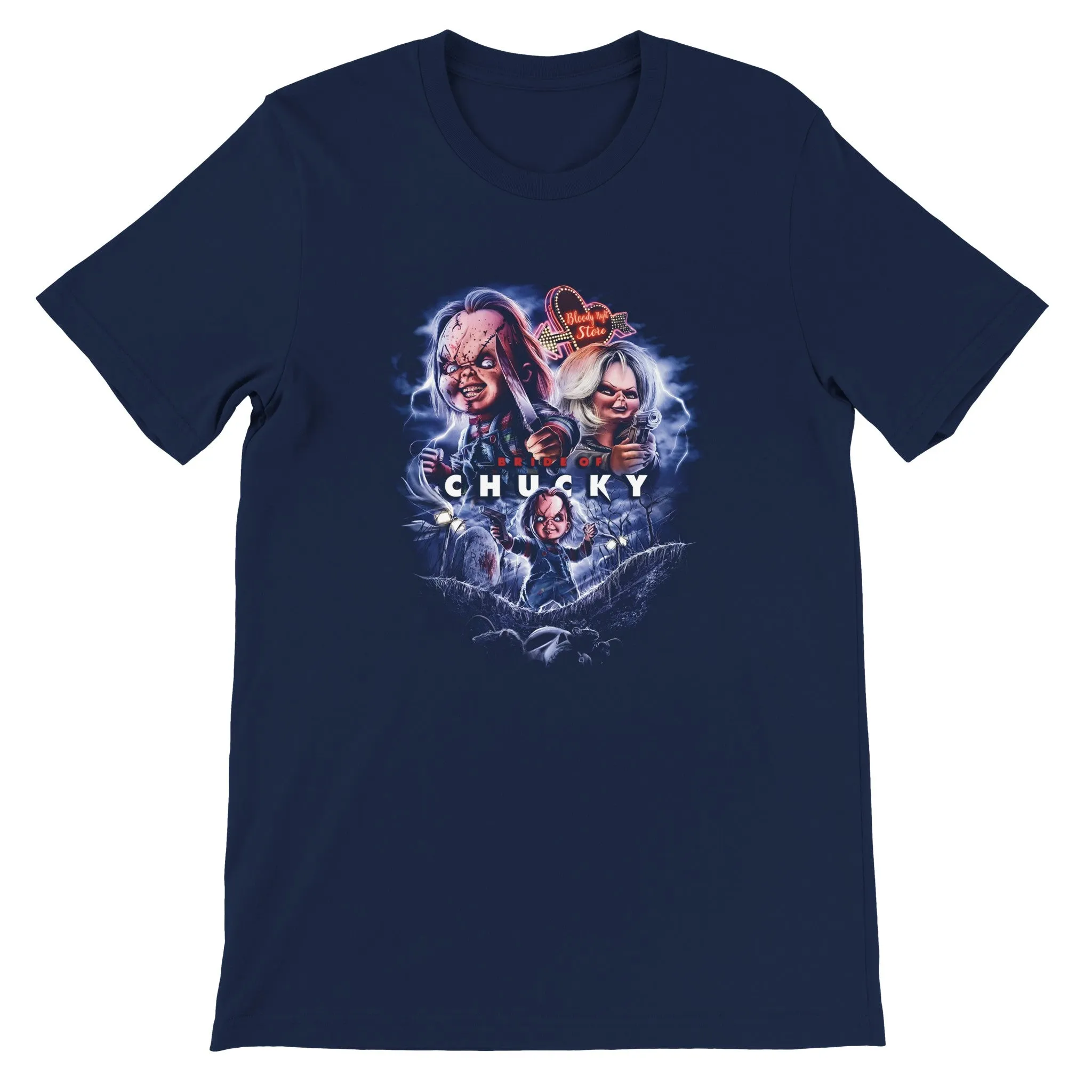 Chucky T-shirt - Chucky Bride of Artwork - Premium Unisex T-shirt