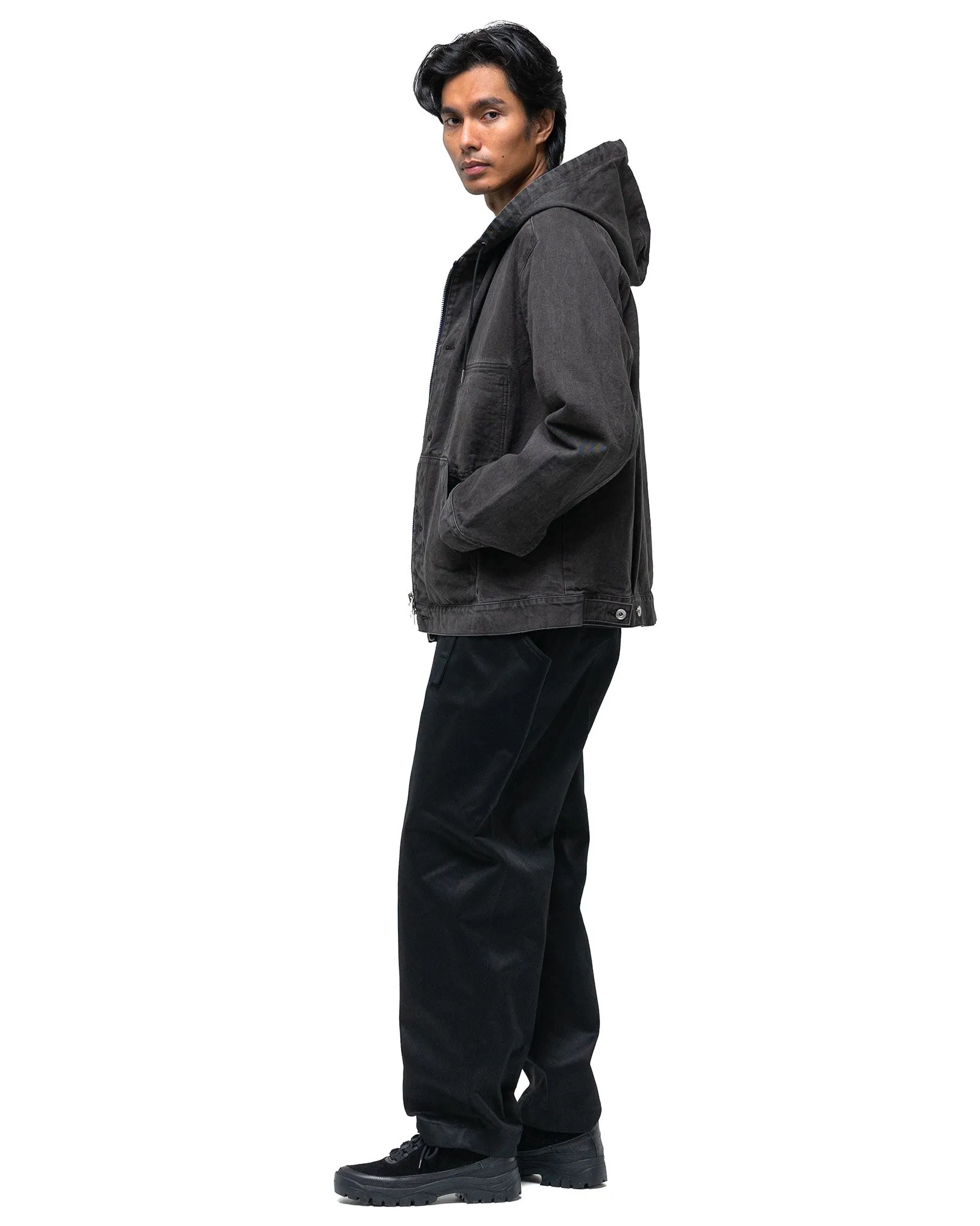 Cotton Chino Pants Black