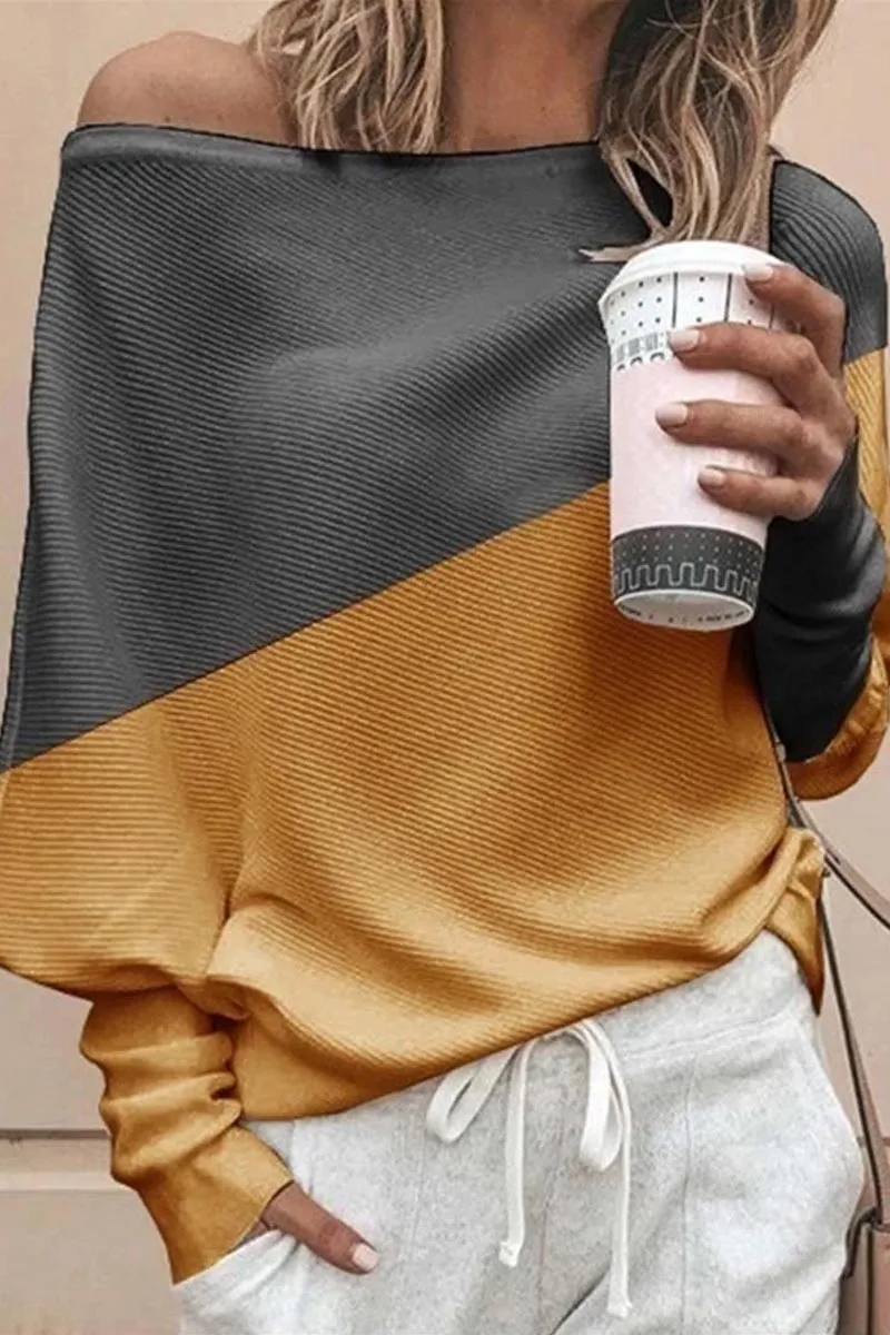 Dunnmall Casual Comfy Off Shoulder Top
