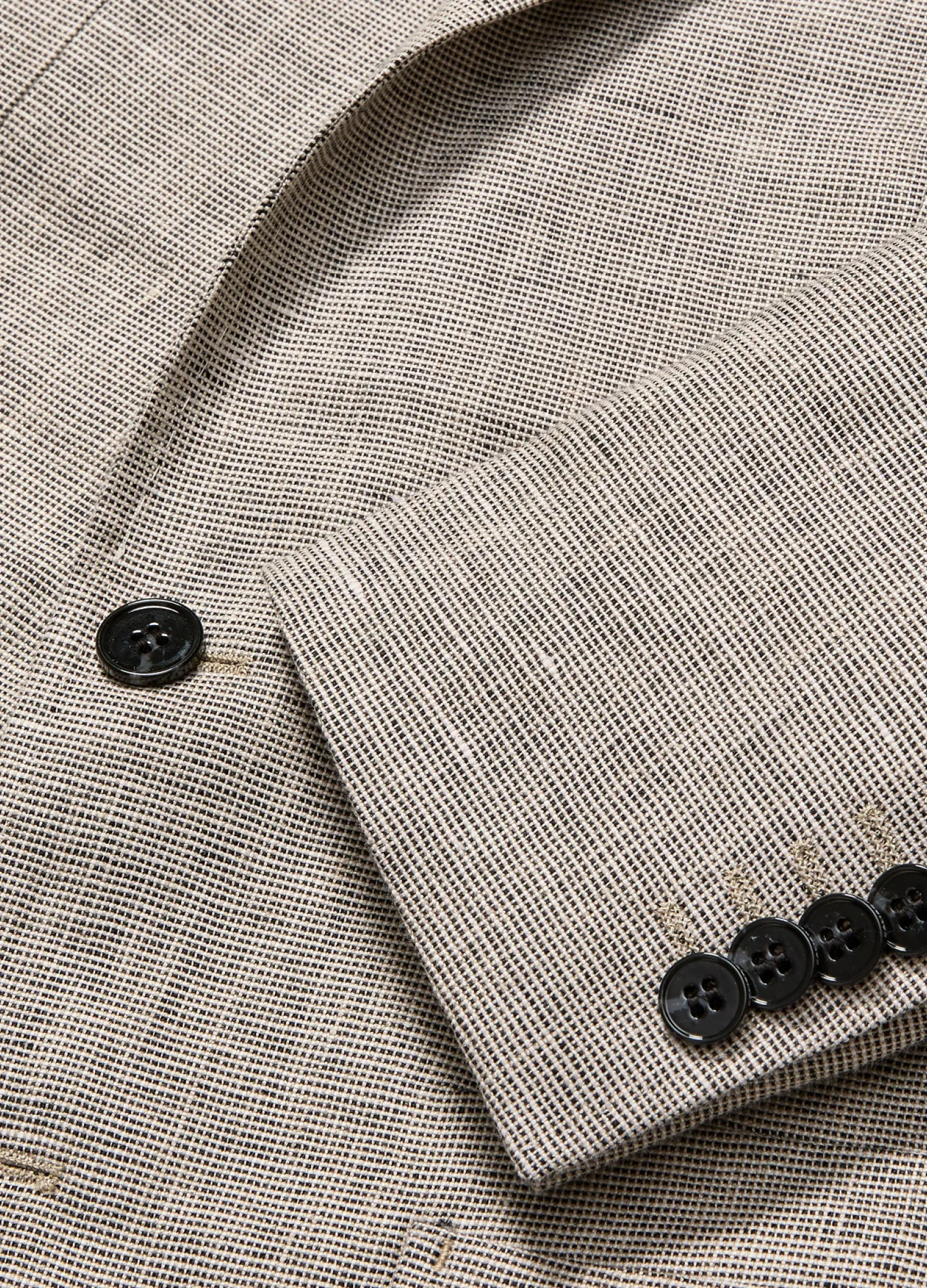 End on End Linen Blazer Natural