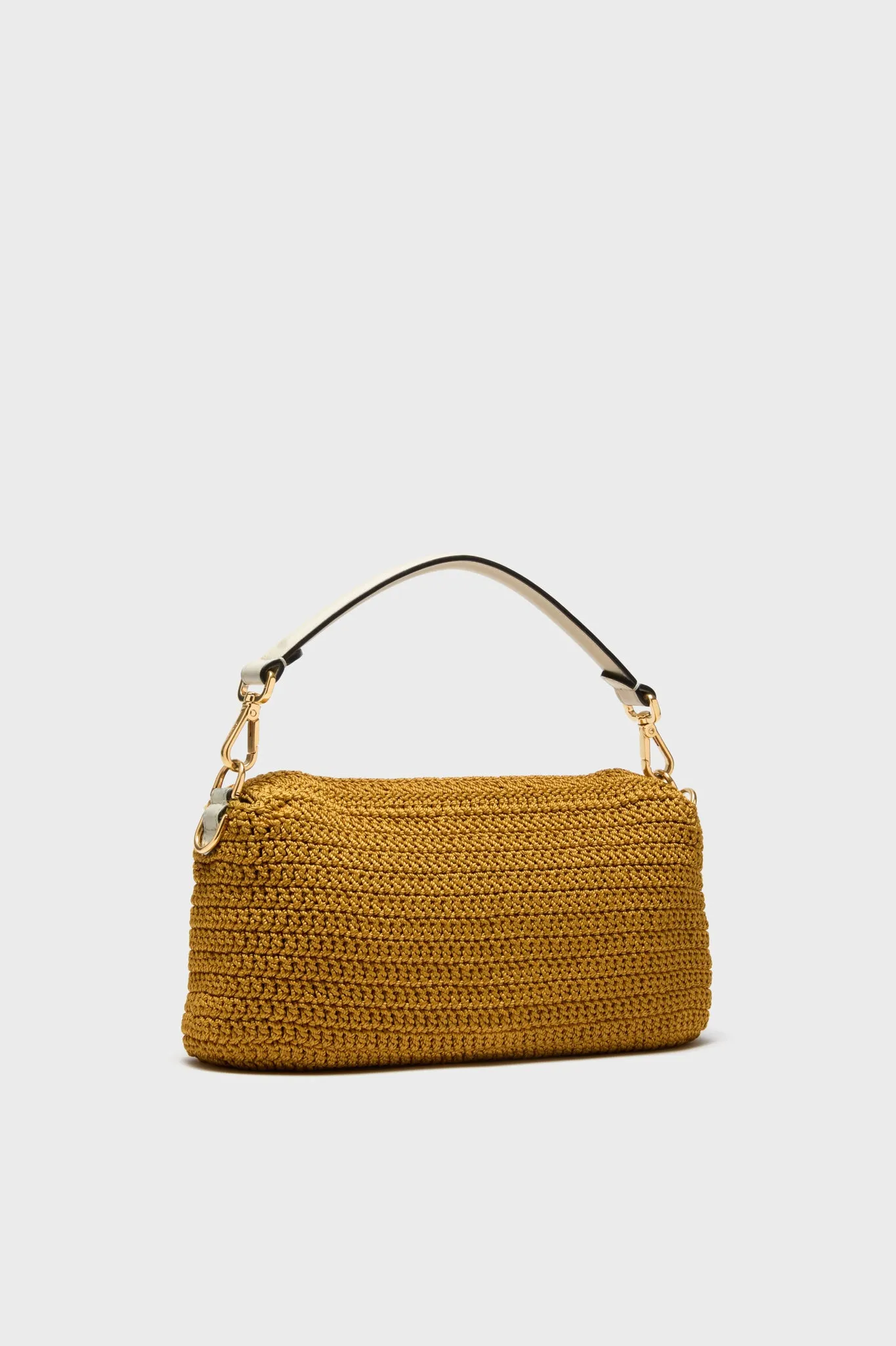 FENDI Woven Crochet Baguette NM Bag
