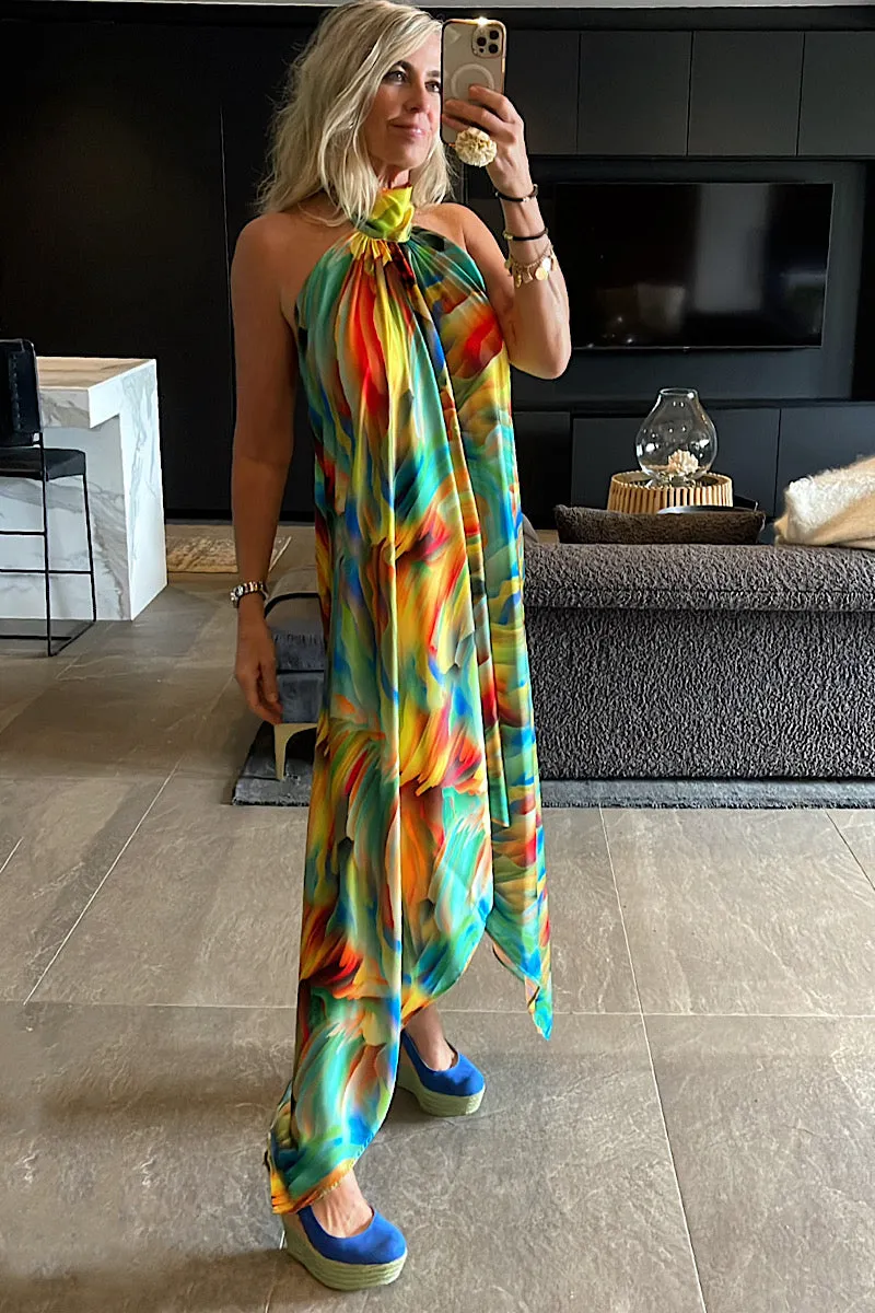 Green Summer Bahamas Dress