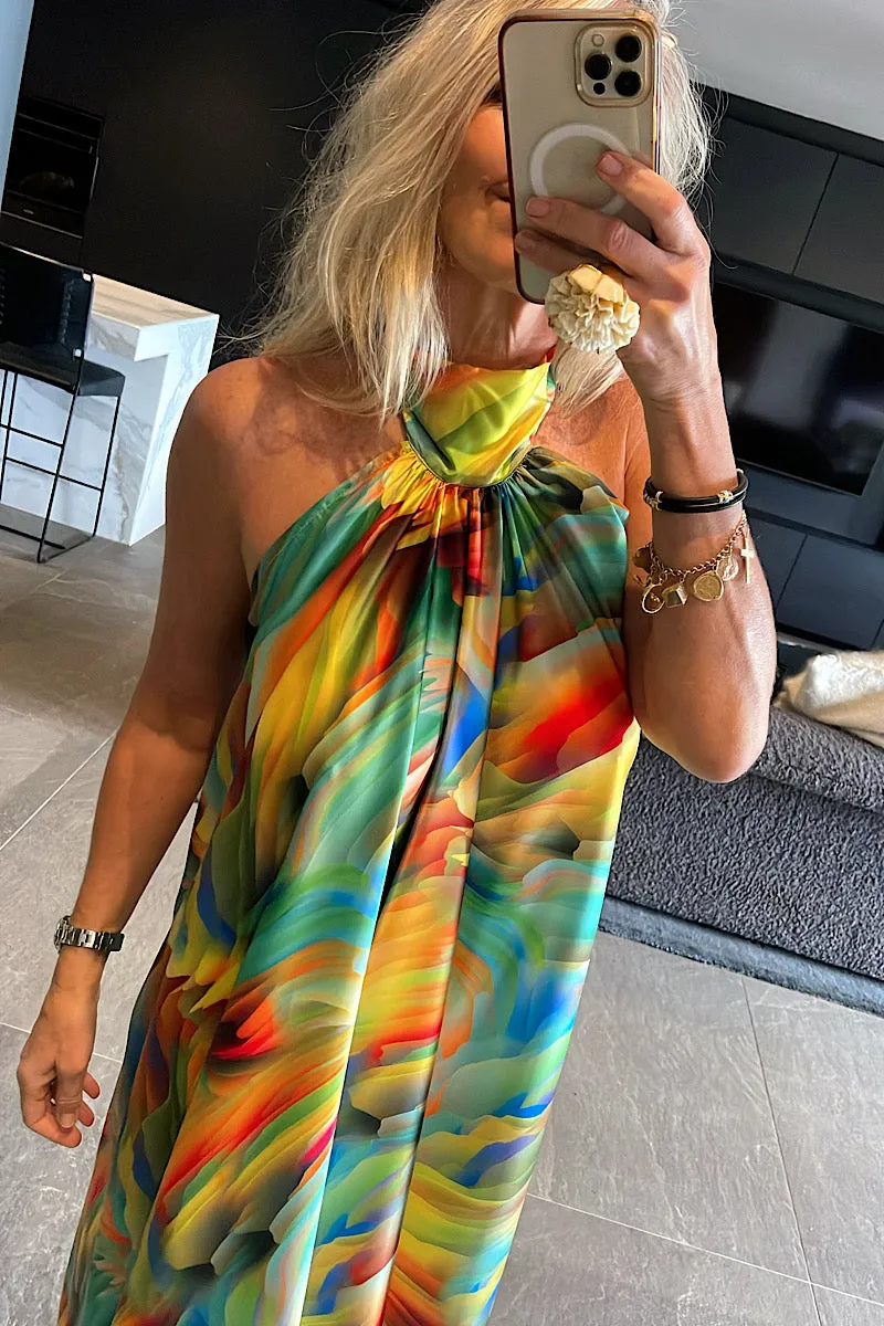 Green Summer Bahamas Dress