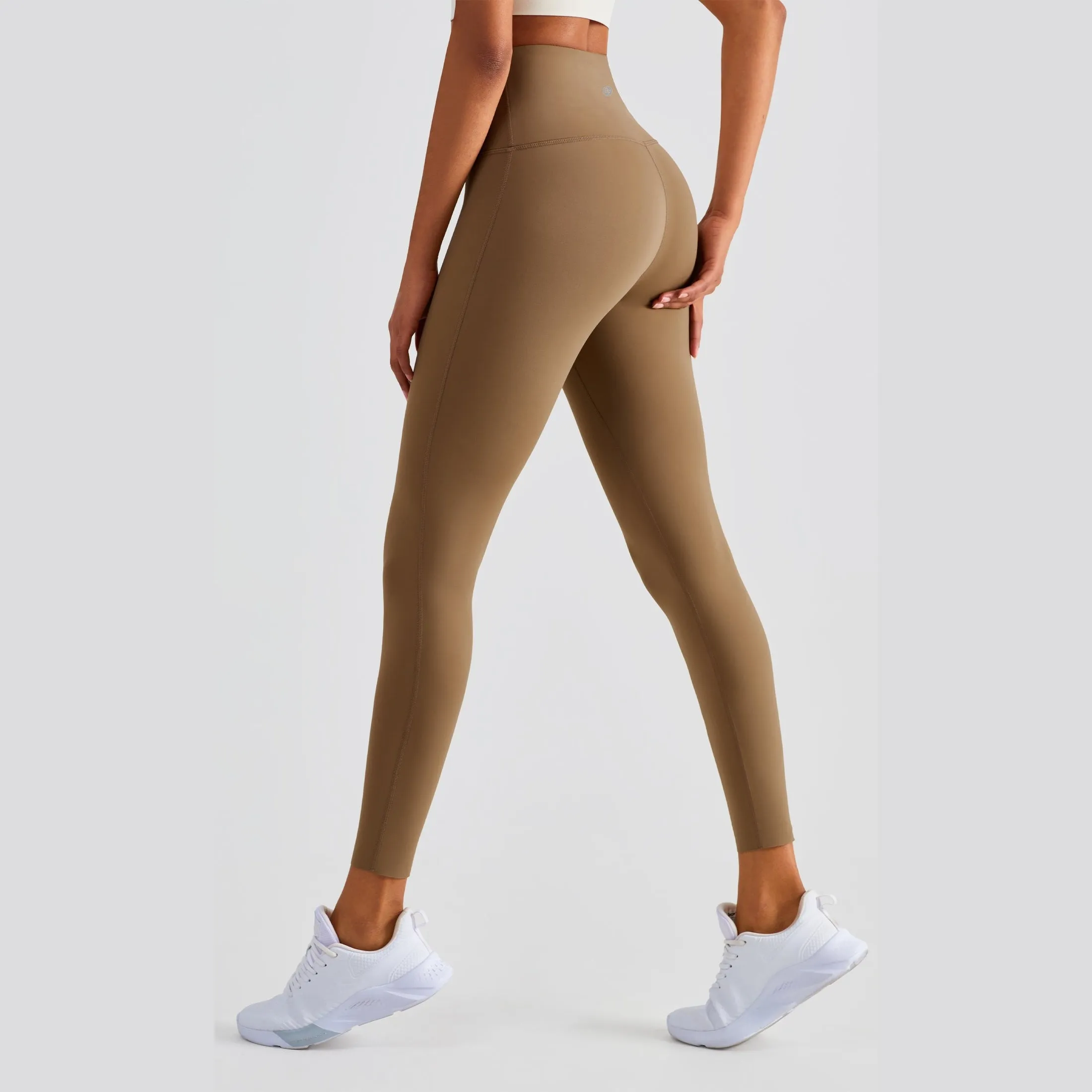 High-Rise Essential Leggings - Khaki
