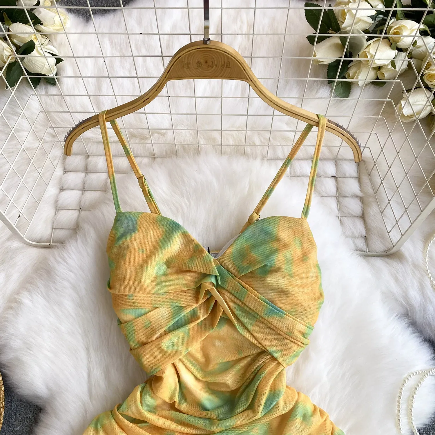 Hottie Pleated Floral Slip Dress