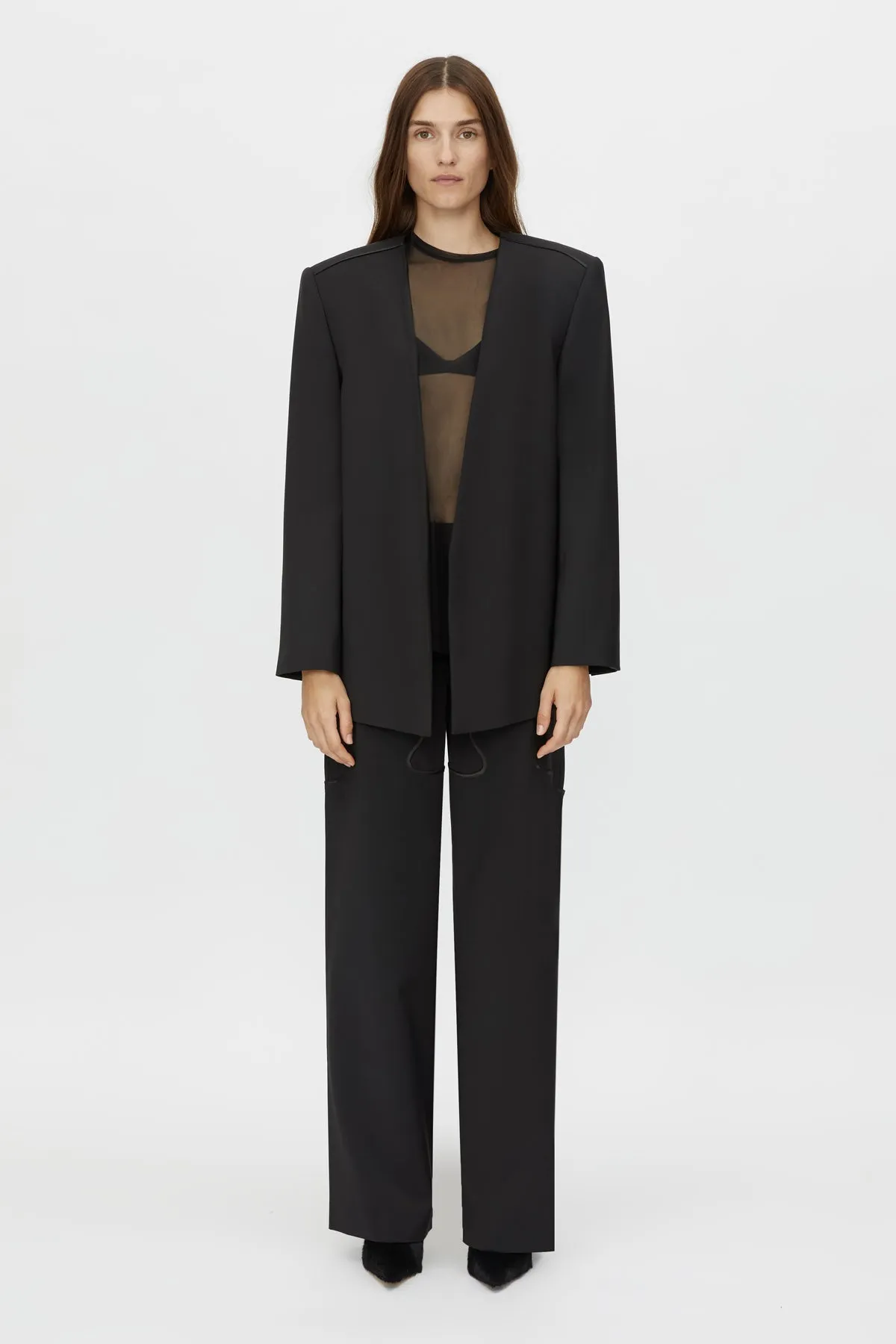 Houston Collarless Blazer