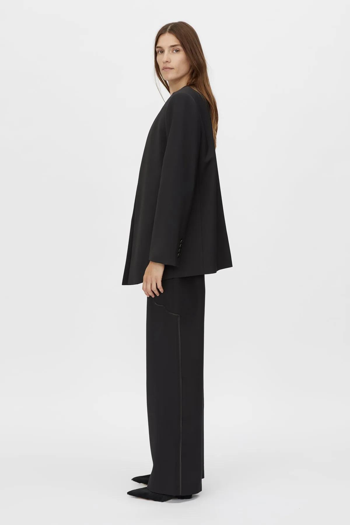 Houston Collarless Blazer