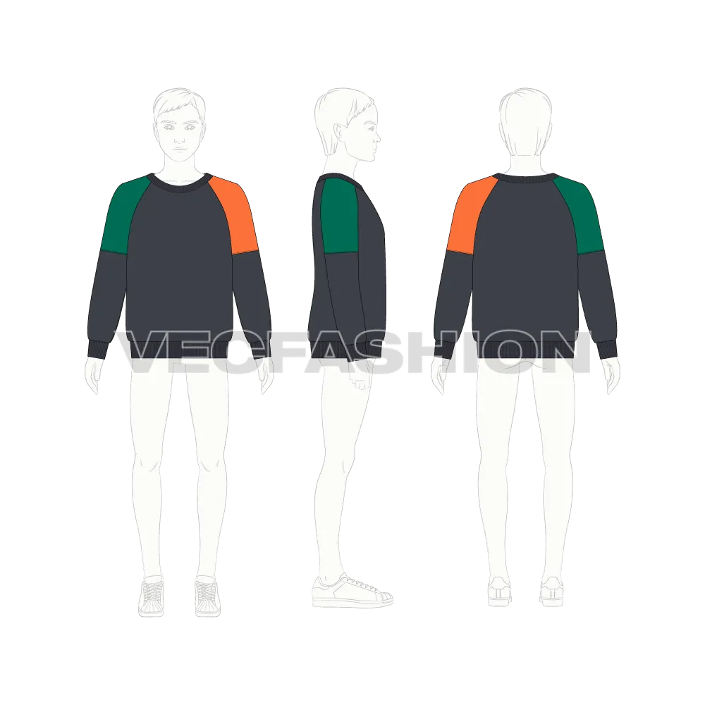 Kids Drop-shoulder Sweatshirt