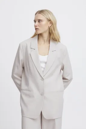LEXI OVERSIZED BLAZER (ICE GREY)