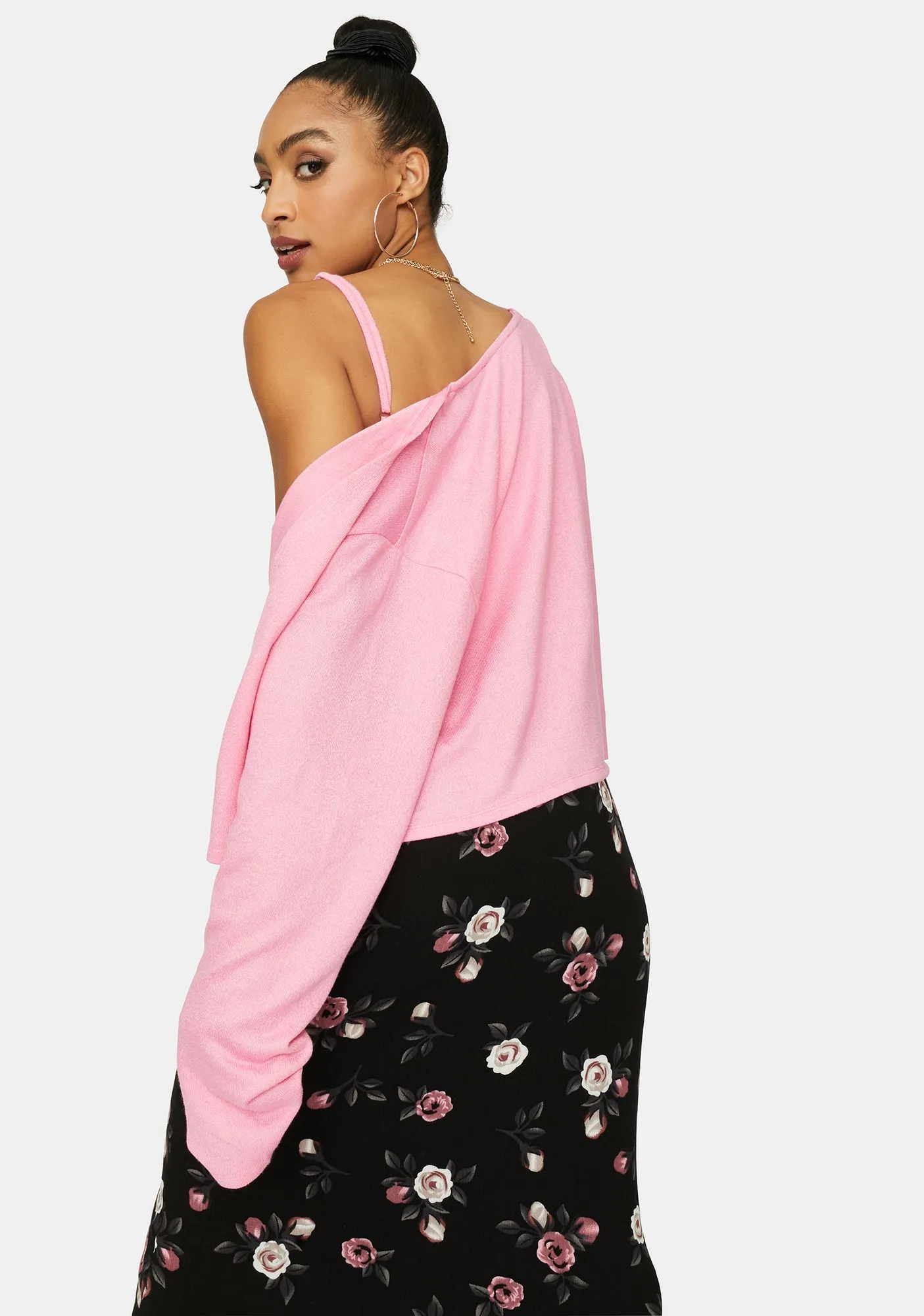 Make 'Em Blush Cardigan Set