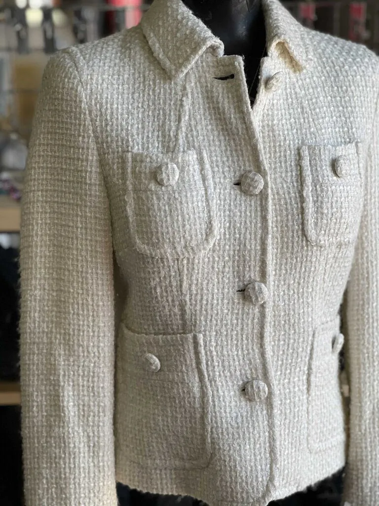 Mario Serrani Tweed Blazer 8