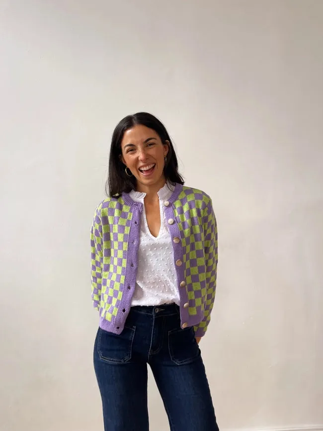 Martina Lavanda Cardigan