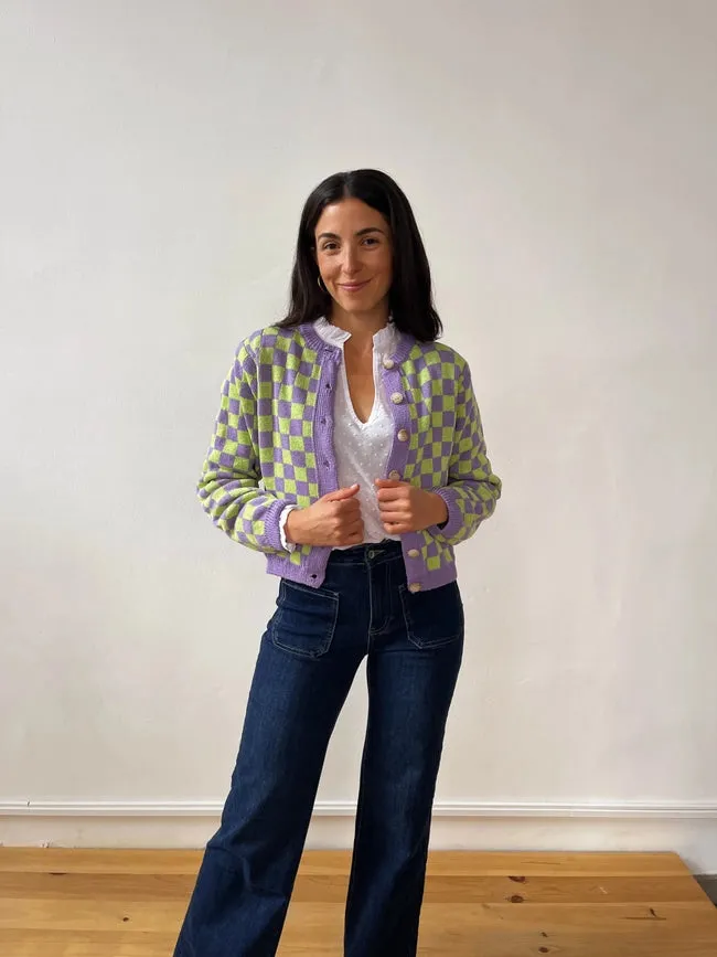 Martina Lavanda Cardigan