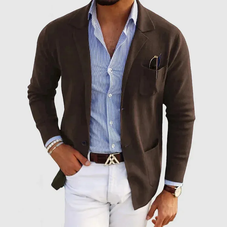 Men's Elegant Blazer by David | Versatile and Comfortable Suit Jacket for All Occasions